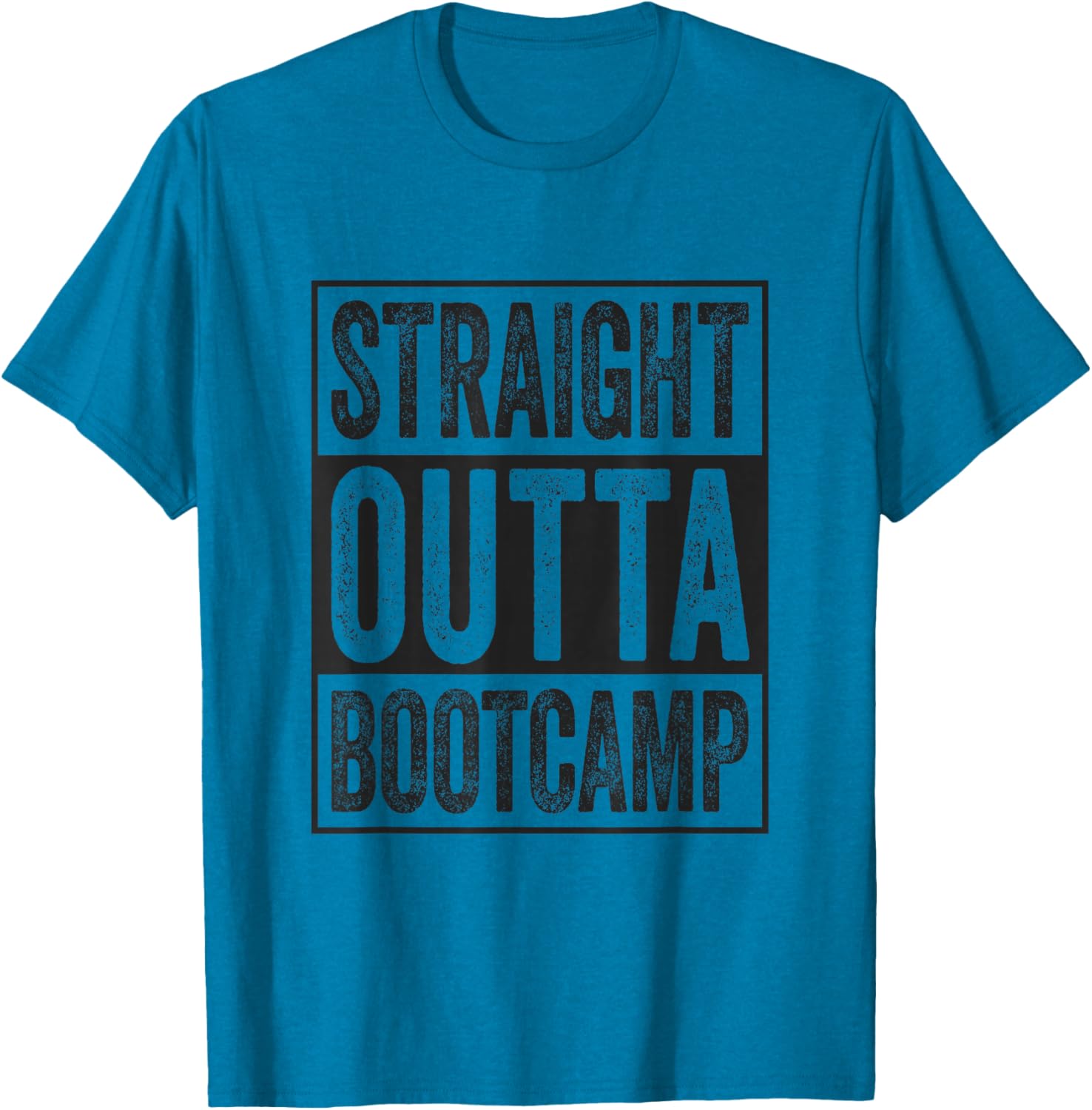 Straight Outta Bootcamp Soldier Basic Training Graduate T-Shirt - 4