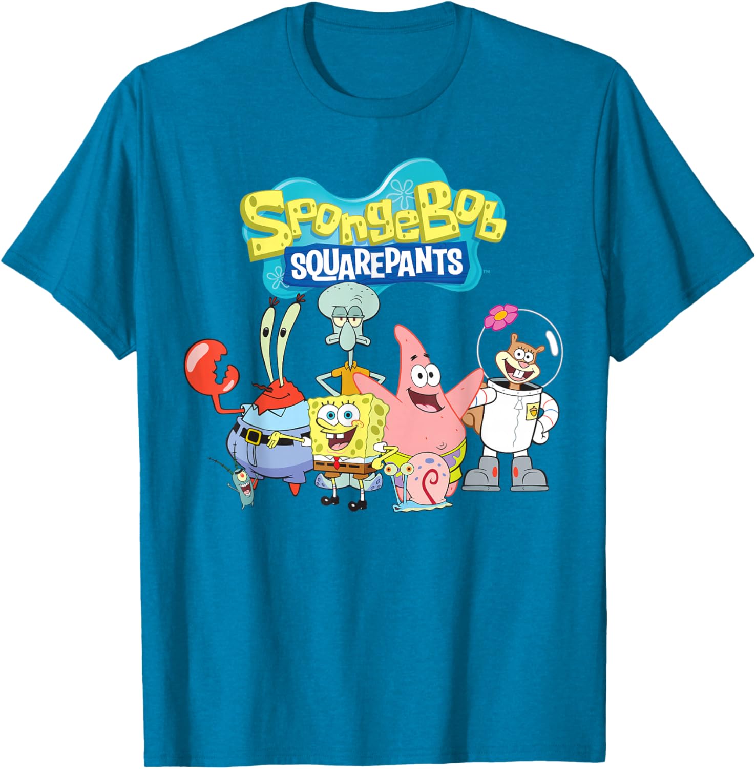 SpongeBob SquarePants Friends T-Shirt for Fun Loving Fans - 10