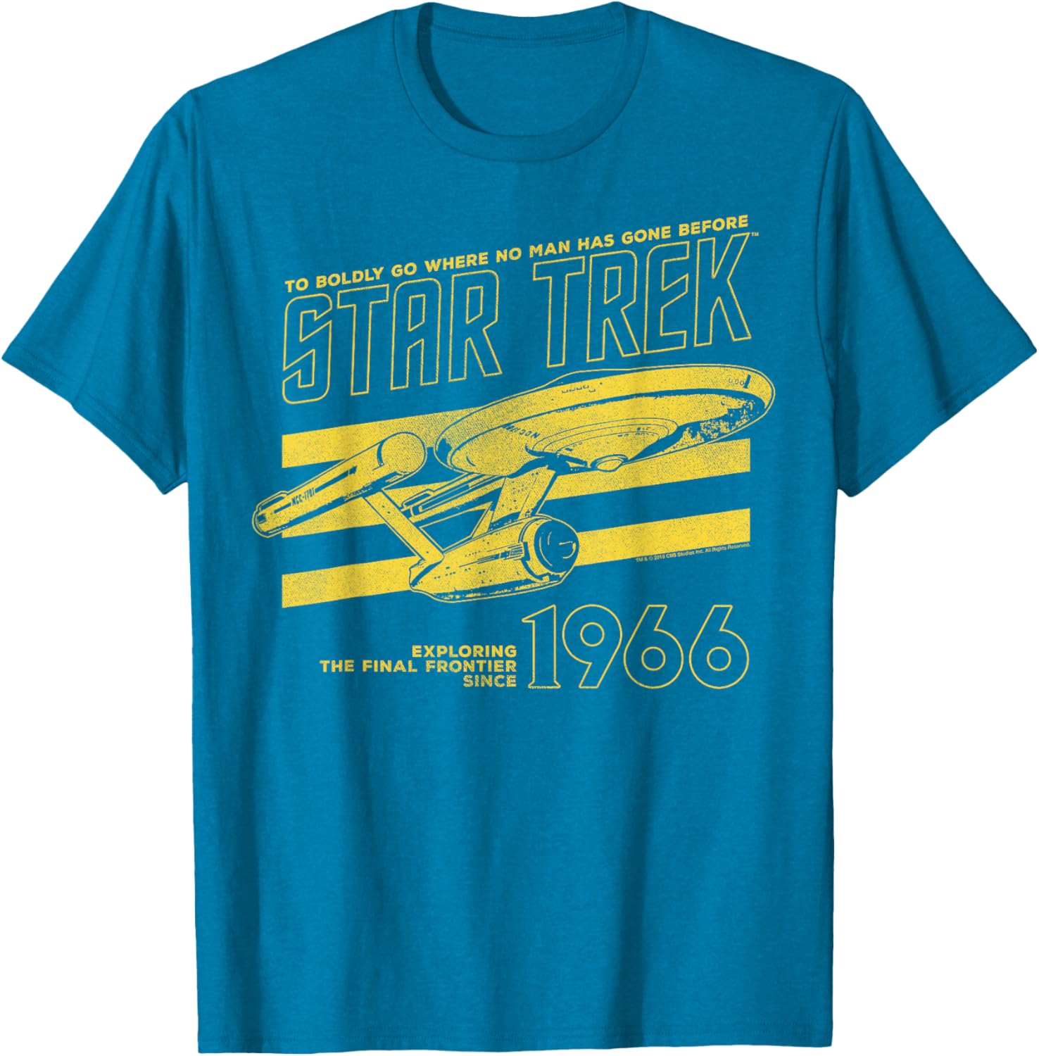 Star Trek Original Series Enterprise 66 Collegiate T-Shirt for Fans - 2