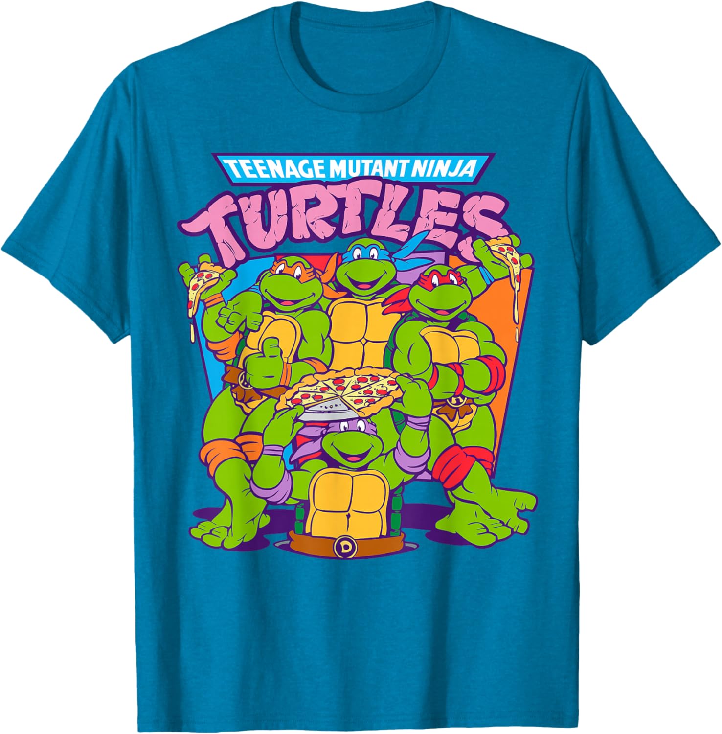 Teenage Mutant Ninja Turtles Pizza and Smiles T-Shirt for Kids - 3