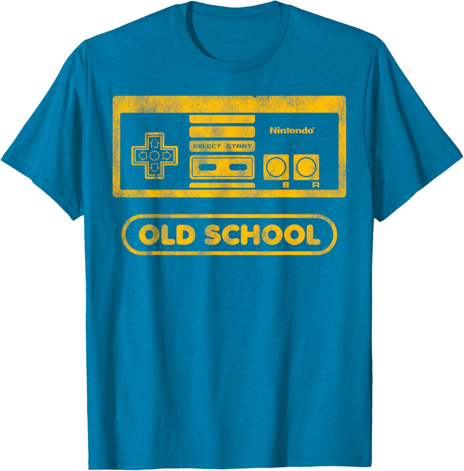 Retro Nintendo NES Controller Graphic T-Shirt for Gamers - Vintage Style - 9