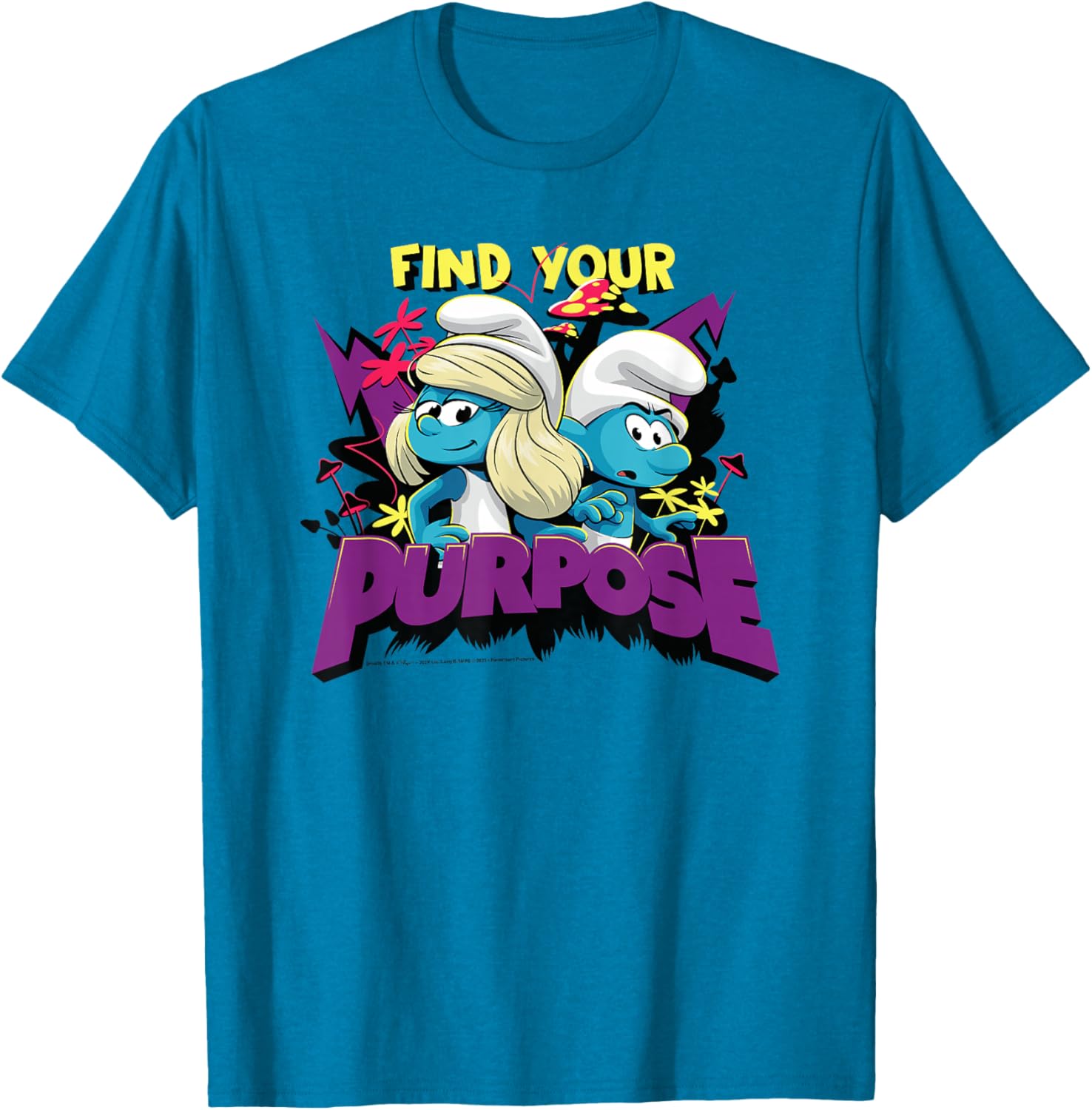 Smurfs Movie Find Your Purpose Nature Duo T-Shirt for Adventurers - 2