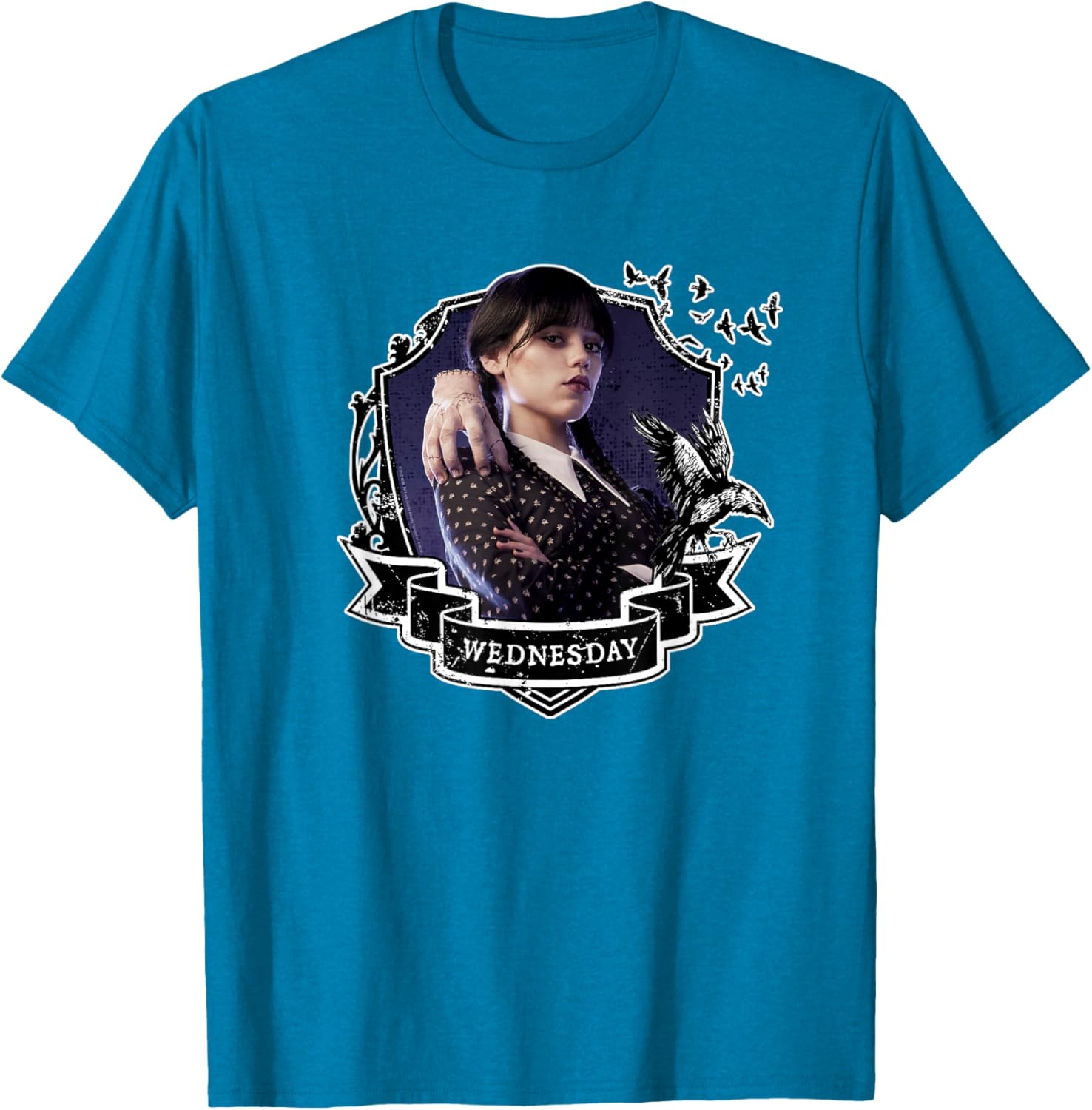 Wednesday Nevermore Graphic T-Shirt for Fans of Iconic Wednesday Style - 6