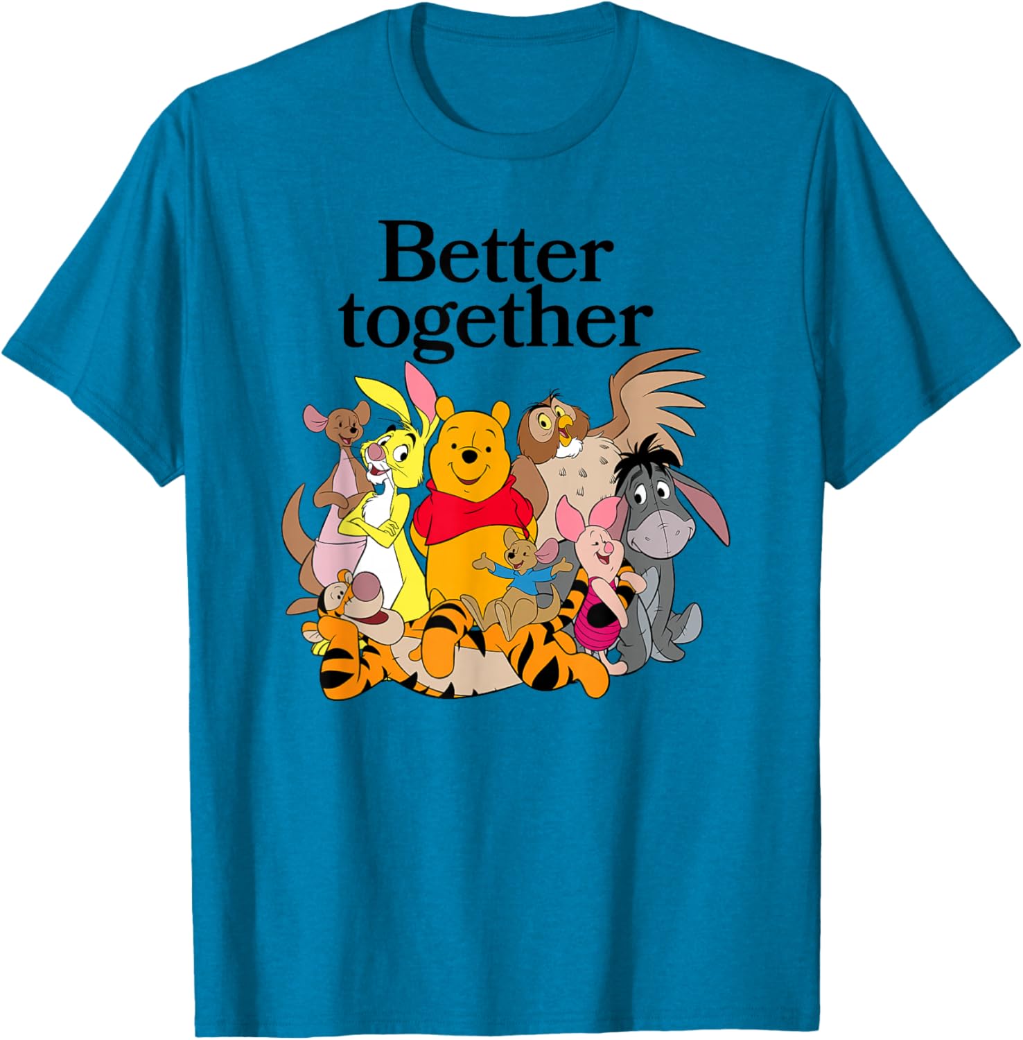 Winnie the Pooh Better Together Friends Group Shot T-Shirt for Fans - 2