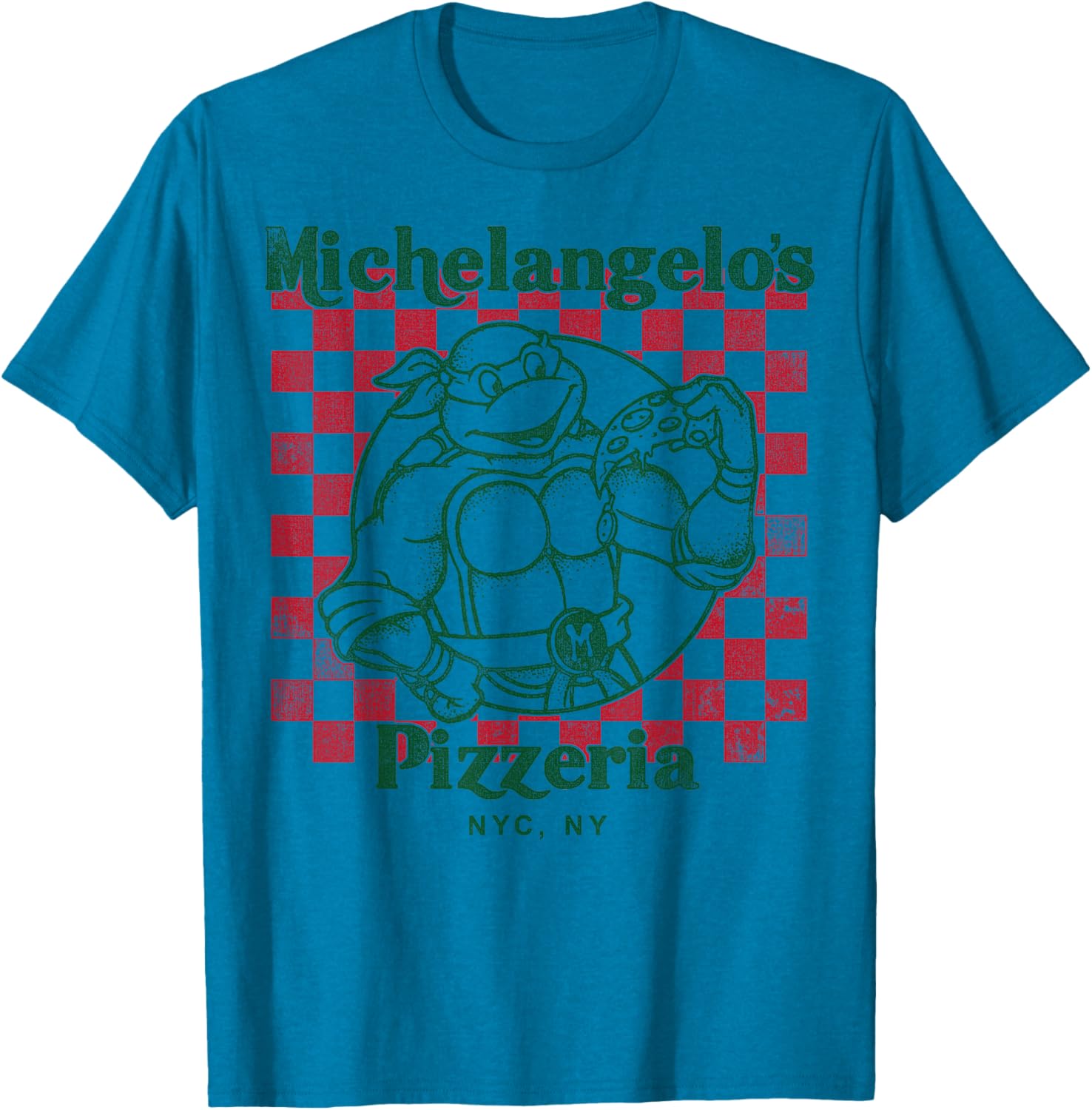 Teenage Mutant Ninja Turtles Mikey's Yummy Pizza Short Sleeve T-Shirt - 8