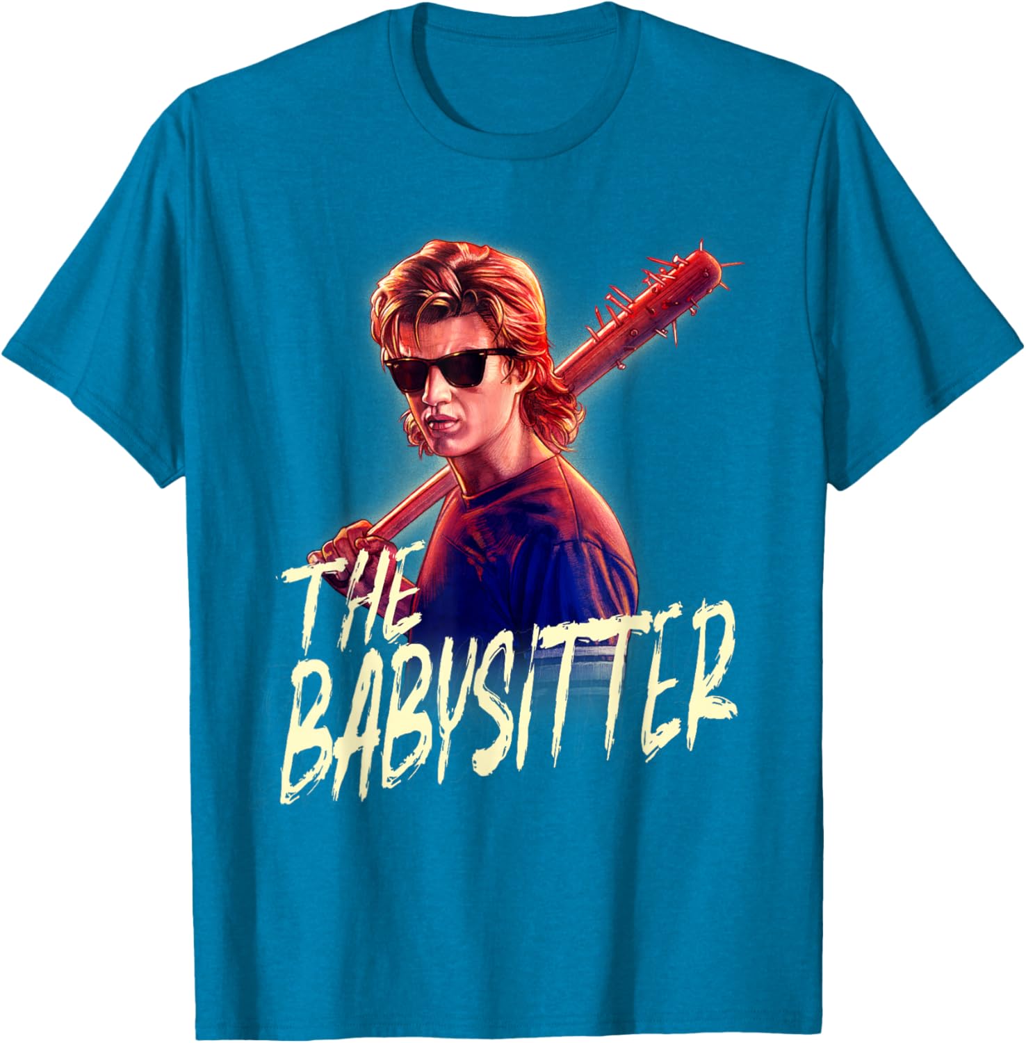 Stranger Things Steve The Babysitter Portrait T-Shirt for Fans - 8