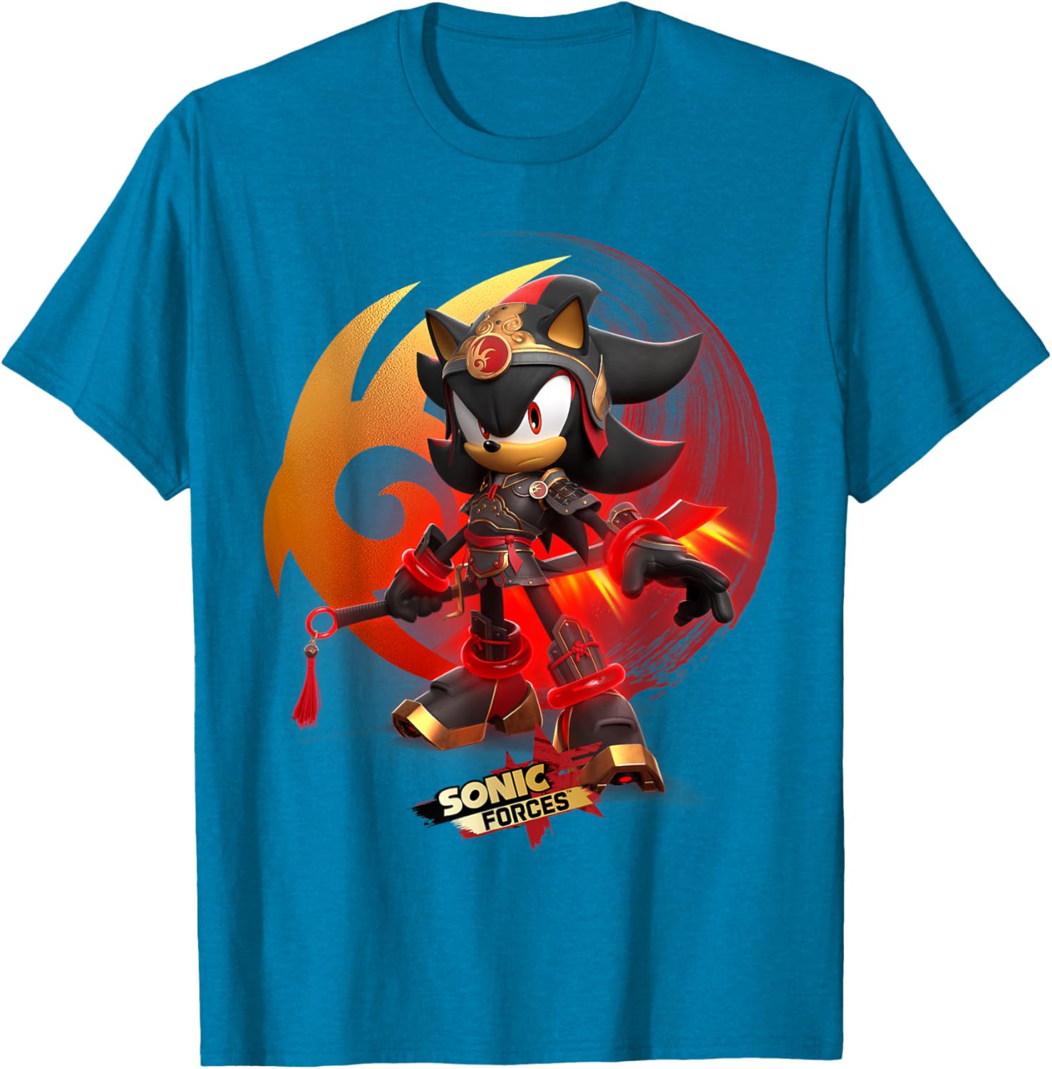 Sonic Forces Warrior Shadow T-Shirt for Fans of Sonic Adventures - 3