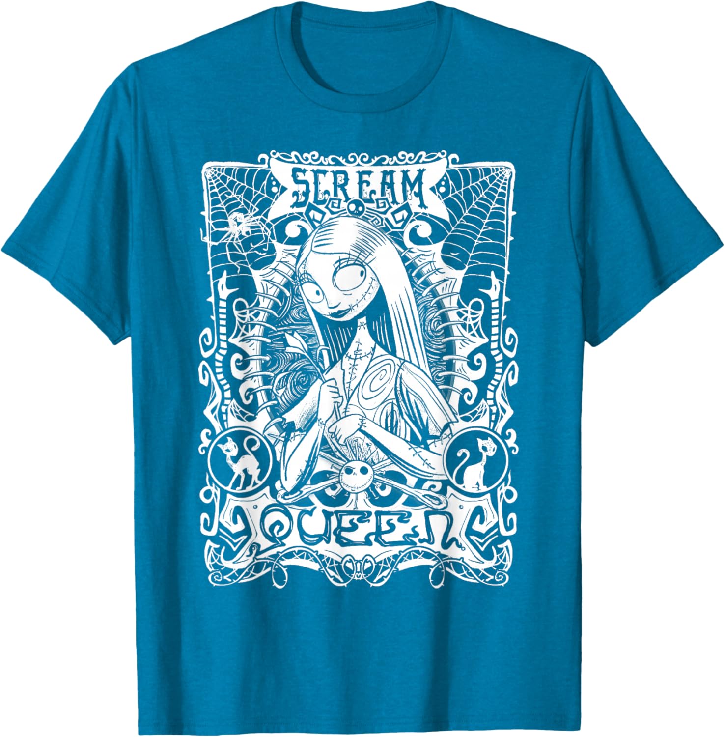 Disney Nightmare Before Christmas Sally Portrait T-Shirt for Fans - 6
