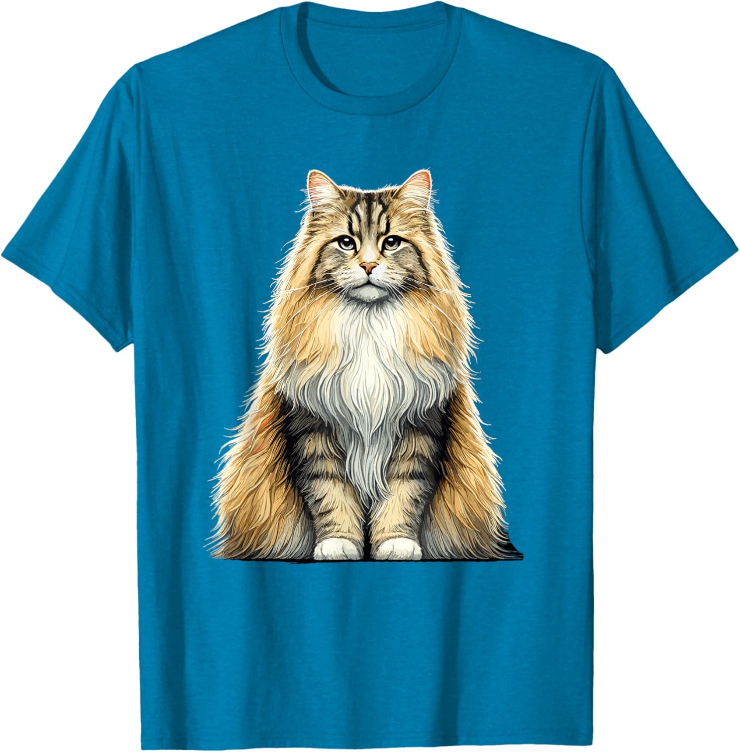 Norwegian Forest Cat T-Shirt for Cat Lovers - Cute and Comfy Design - 12
