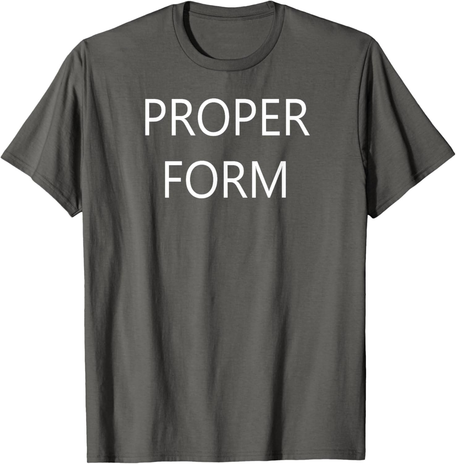 Proper Form T-Shirt for Comfort and Style in Clothing and Footwear - 3