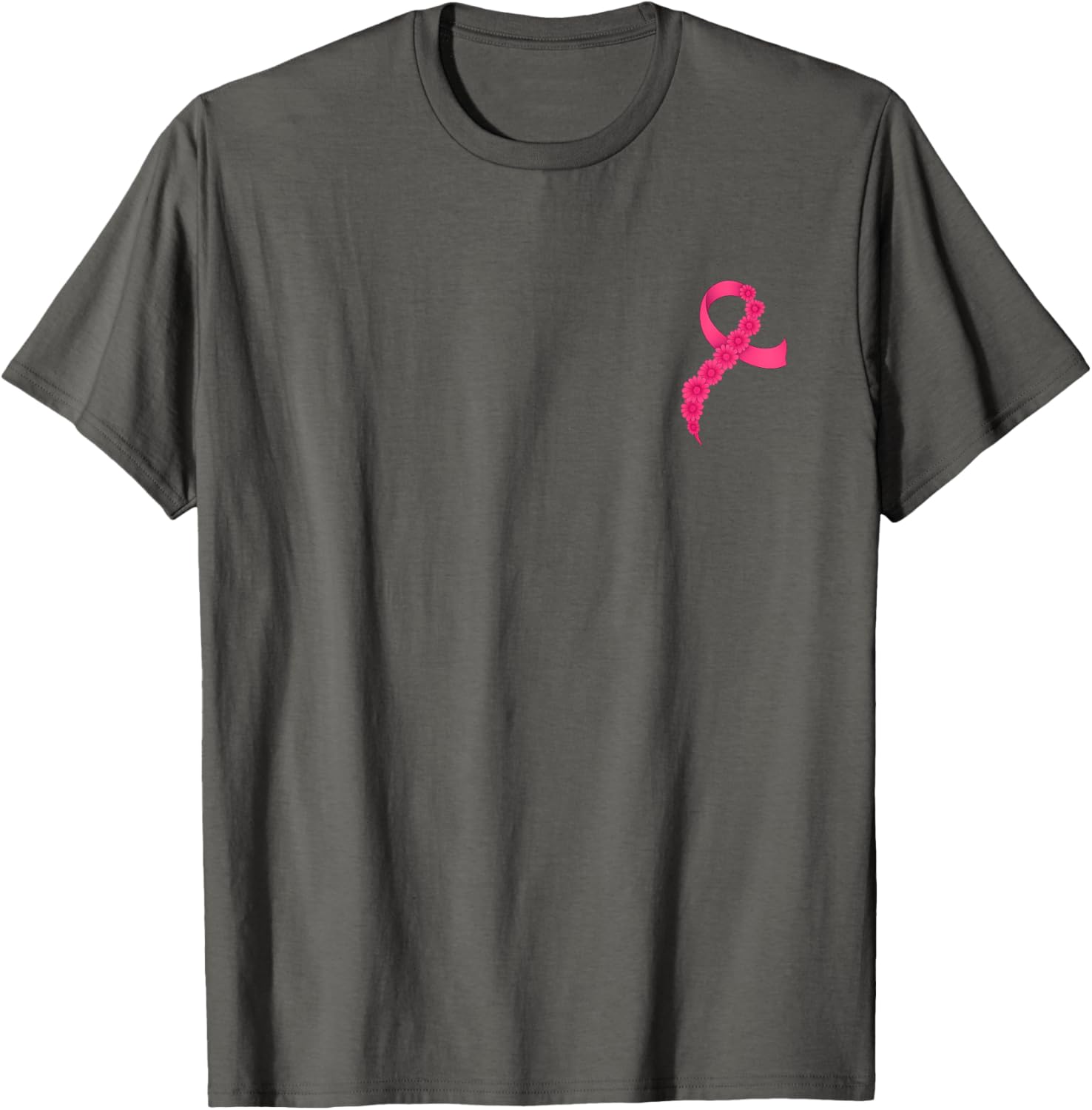 Support Breast Cancer Awareness with Pink Ribbon T-Shirt for Men and Women - 8
