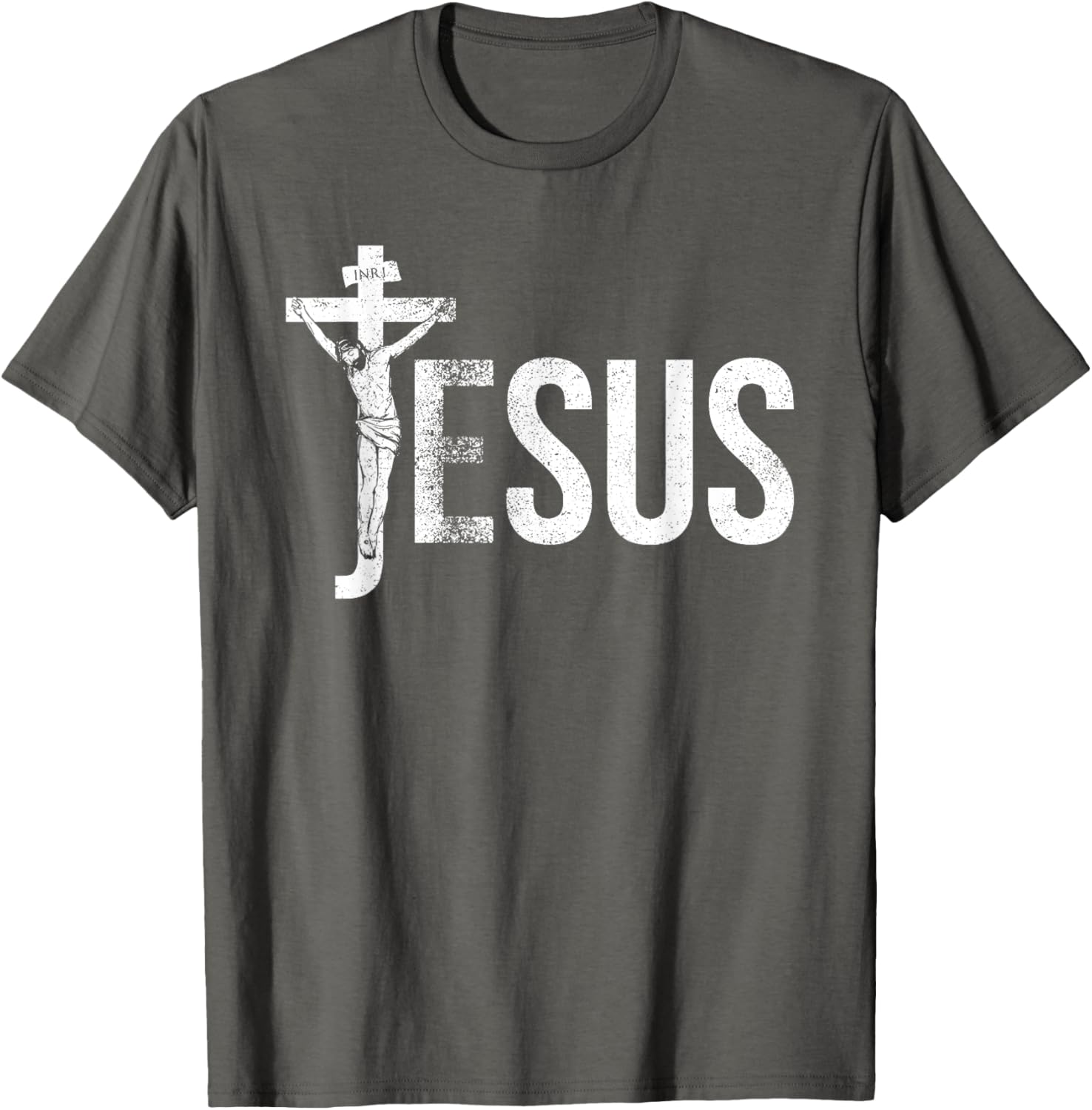 Vintage Jesus Christ Crucifixion T-Shirt with Crown of Thorns Design - 16