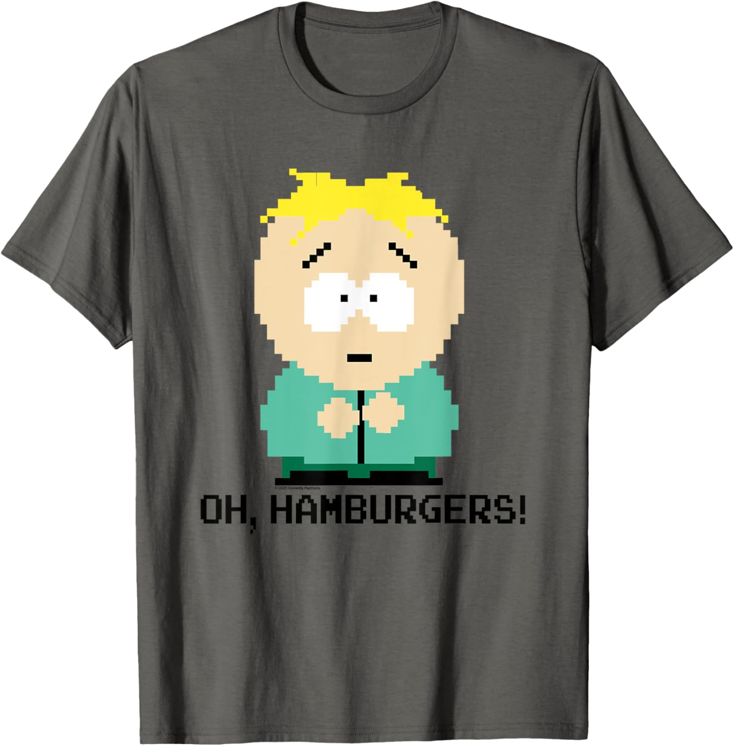 South Park Butters Oh Hamburgers Pixel Art T-Shirt for Fans - 6