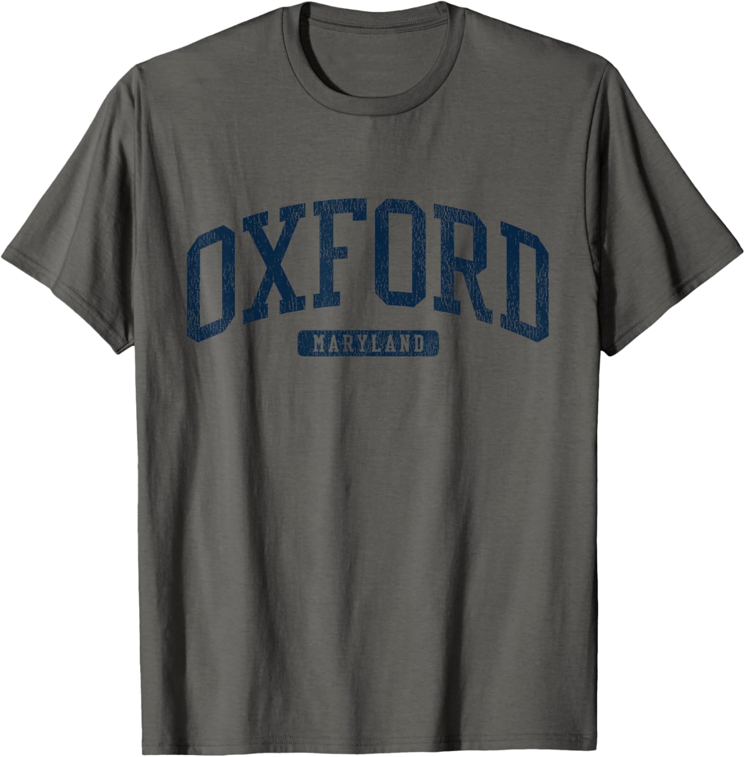 Oxford Maryland College Style Blue T-Shirt for Students and Alumni - 4