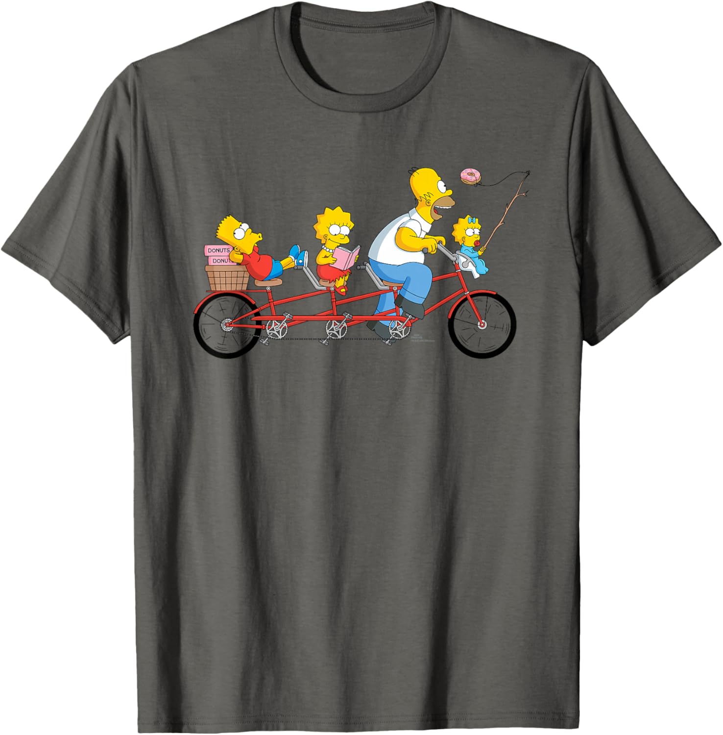 The Simpsons Father's Day Homer Kids Bike Ride T-Shirt for Dad - 4