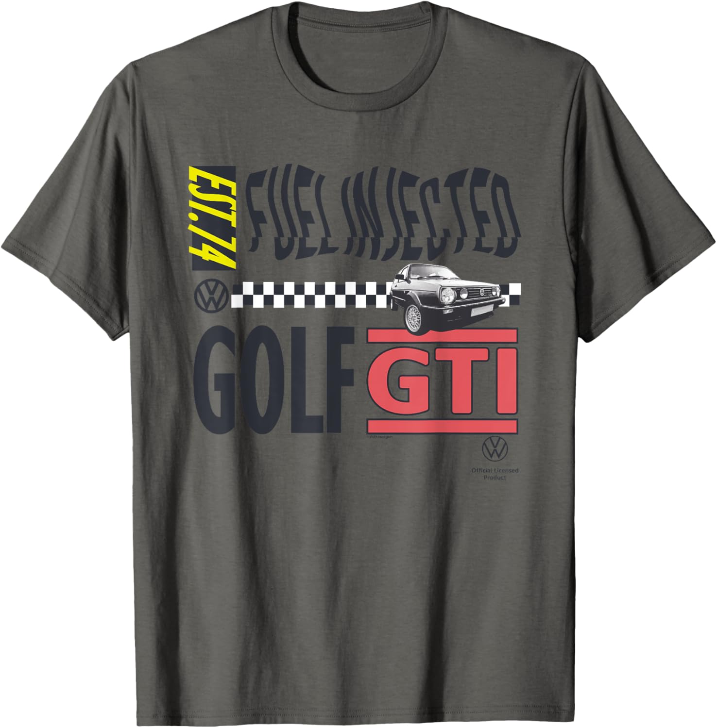 Volkswagen Golf GTI Retro 90s Fuel Injected T-Shirt for Car Enthusiasts - 6