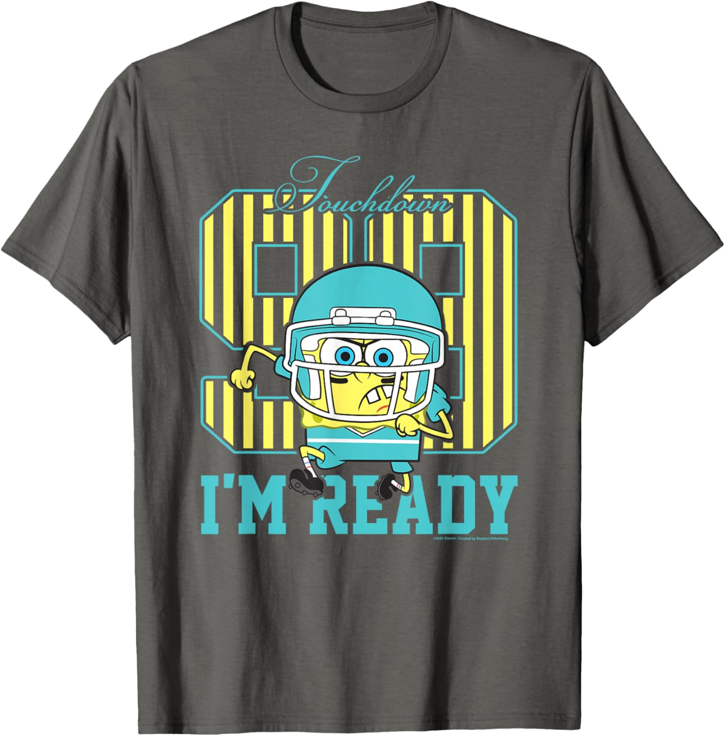 SpongeBob SquarePants Retro Touchdown T-Shirt for Fun Fashion Lovers - 9