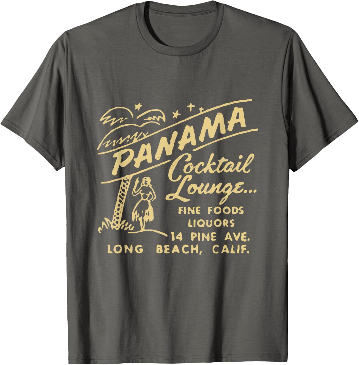 Panama Cocktail Lounge Unisex T-Shirt for Men and Women in Long Beach CA - 6