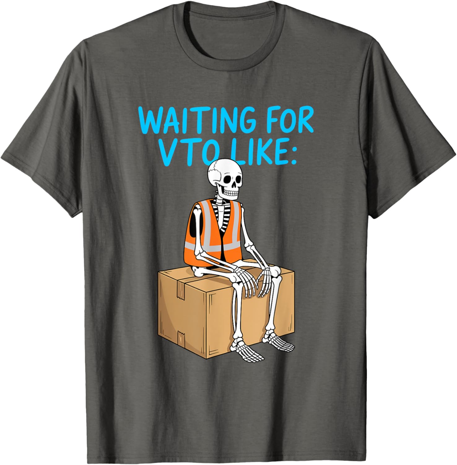 VTO Coworker Associate Skeleton T-Shirt for Fun Office Vibes - 9