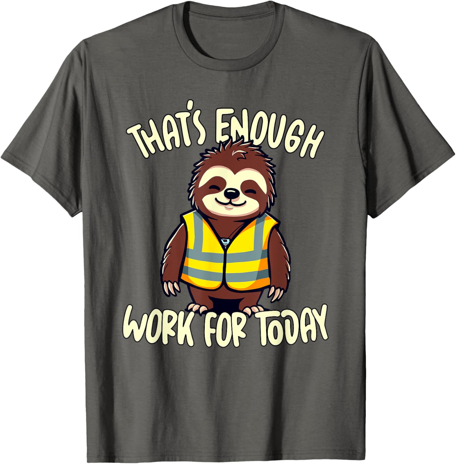 Sloth Lazy Coworker T-Shirt Perfect for a Relaxed Workday Vibes - 23