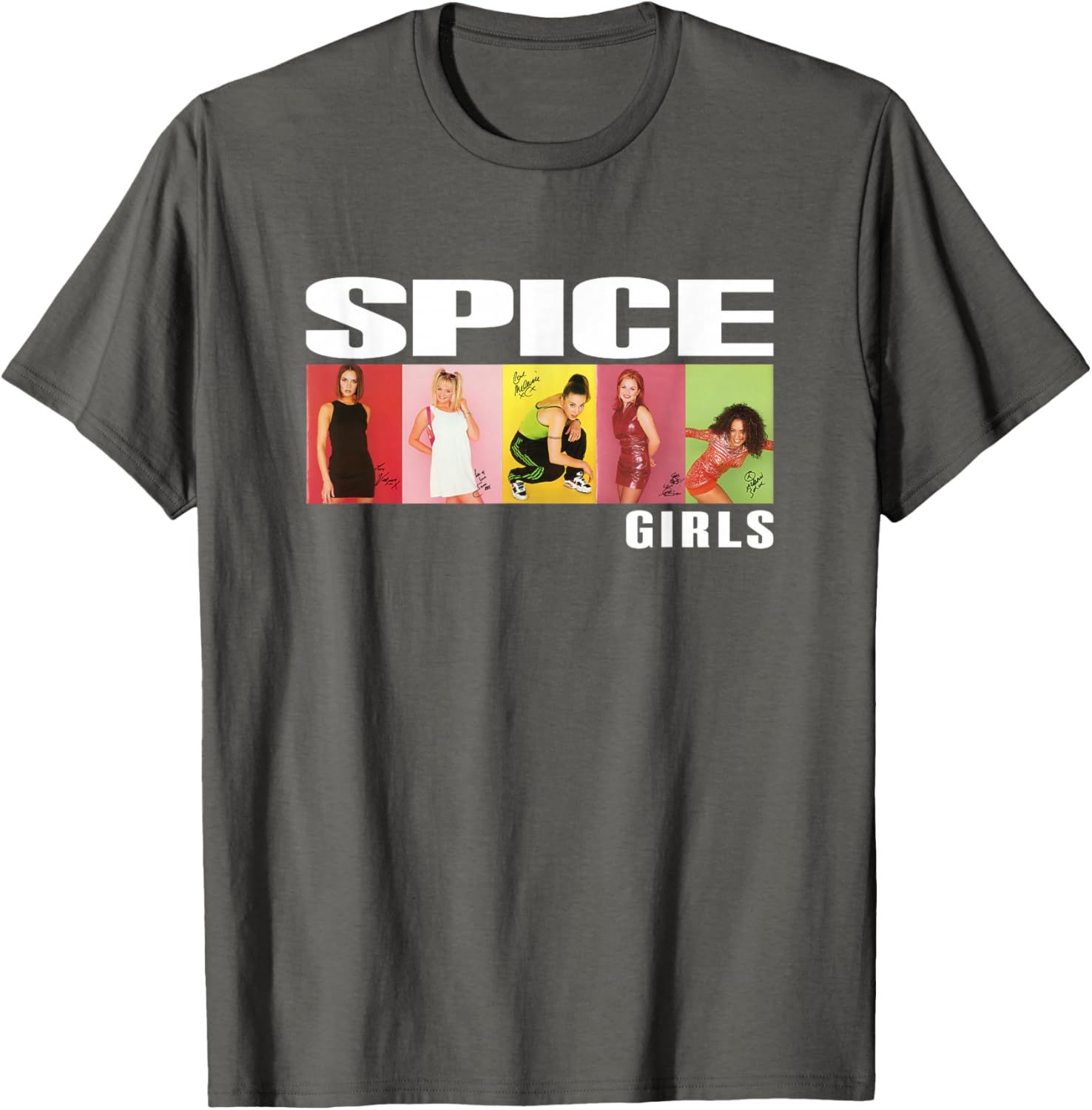 Official Spice Girls Photo Block T-Shirt for Stylish Fans - 3