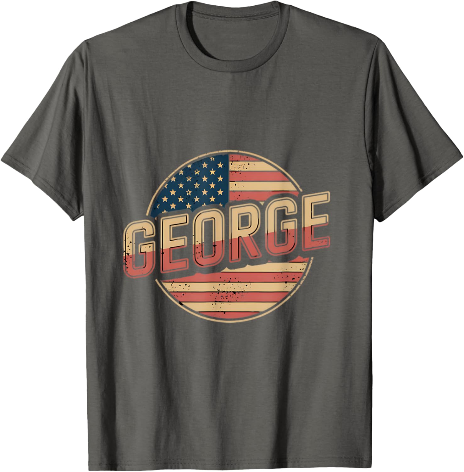 Personalized GEORGE USA Flag T-Shirt for Patriotic Style and Comfort - 2