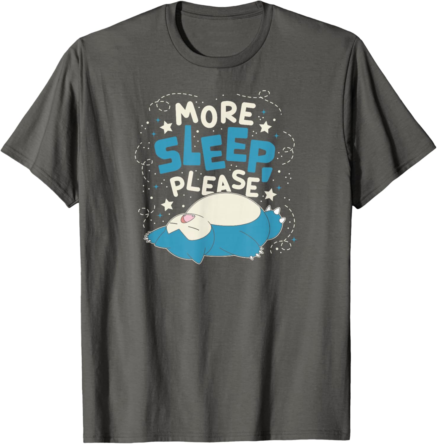 Snorlax More Sleep Please T-Shirt for Pokémon Fans - Comfy and Cute - 4