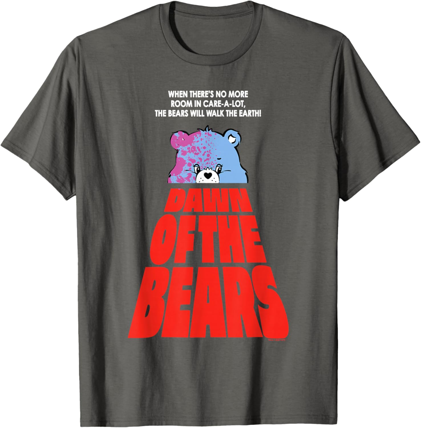 Care Bears Halloween Dawn Of The Bears Fun Horror Movie Poster T-Shirt - 14