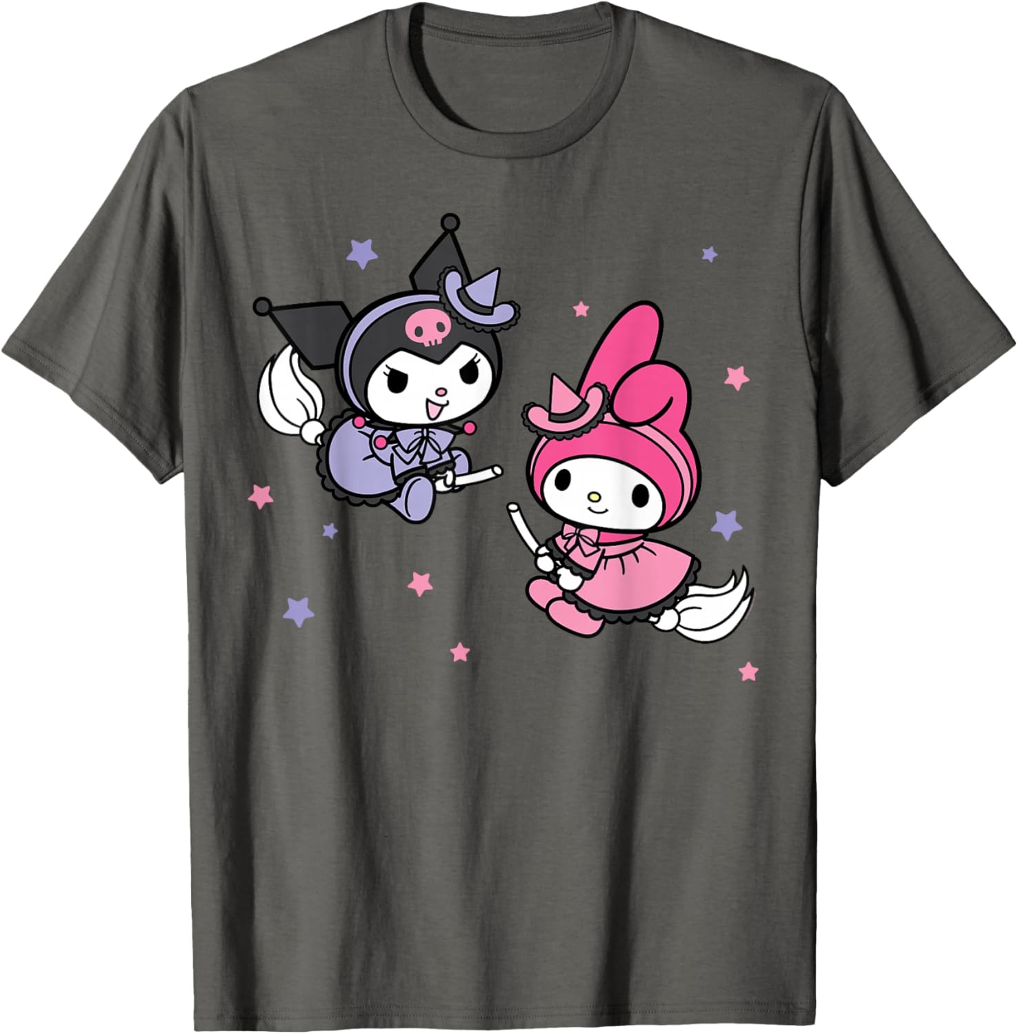 My Melody Kuromi Little Witches Halloween T-Shirt for Kids and Adults - 3