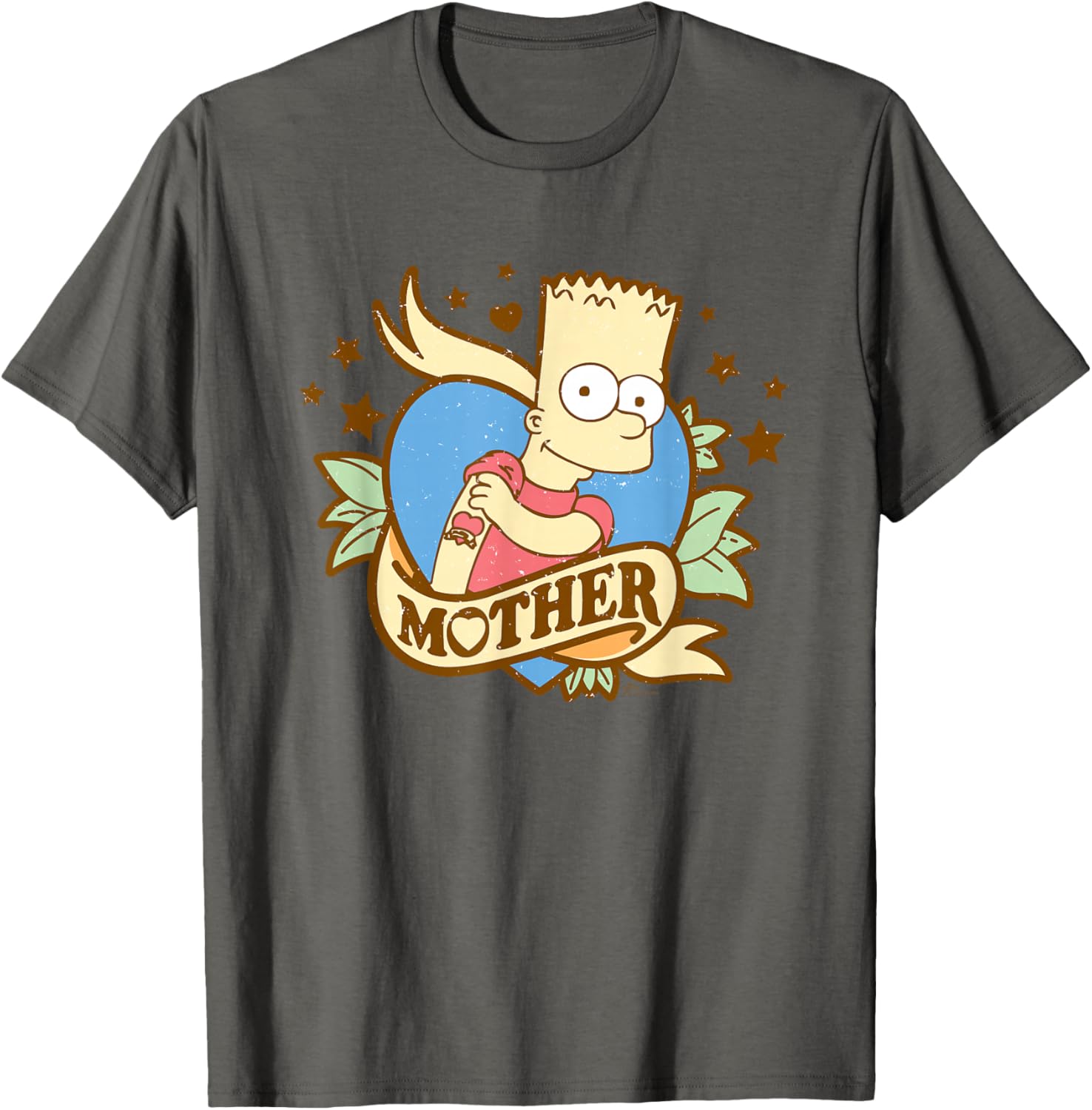 Retro Bart Simpson Mother's Day T-Shirt Gift for Moms and Fans - 11