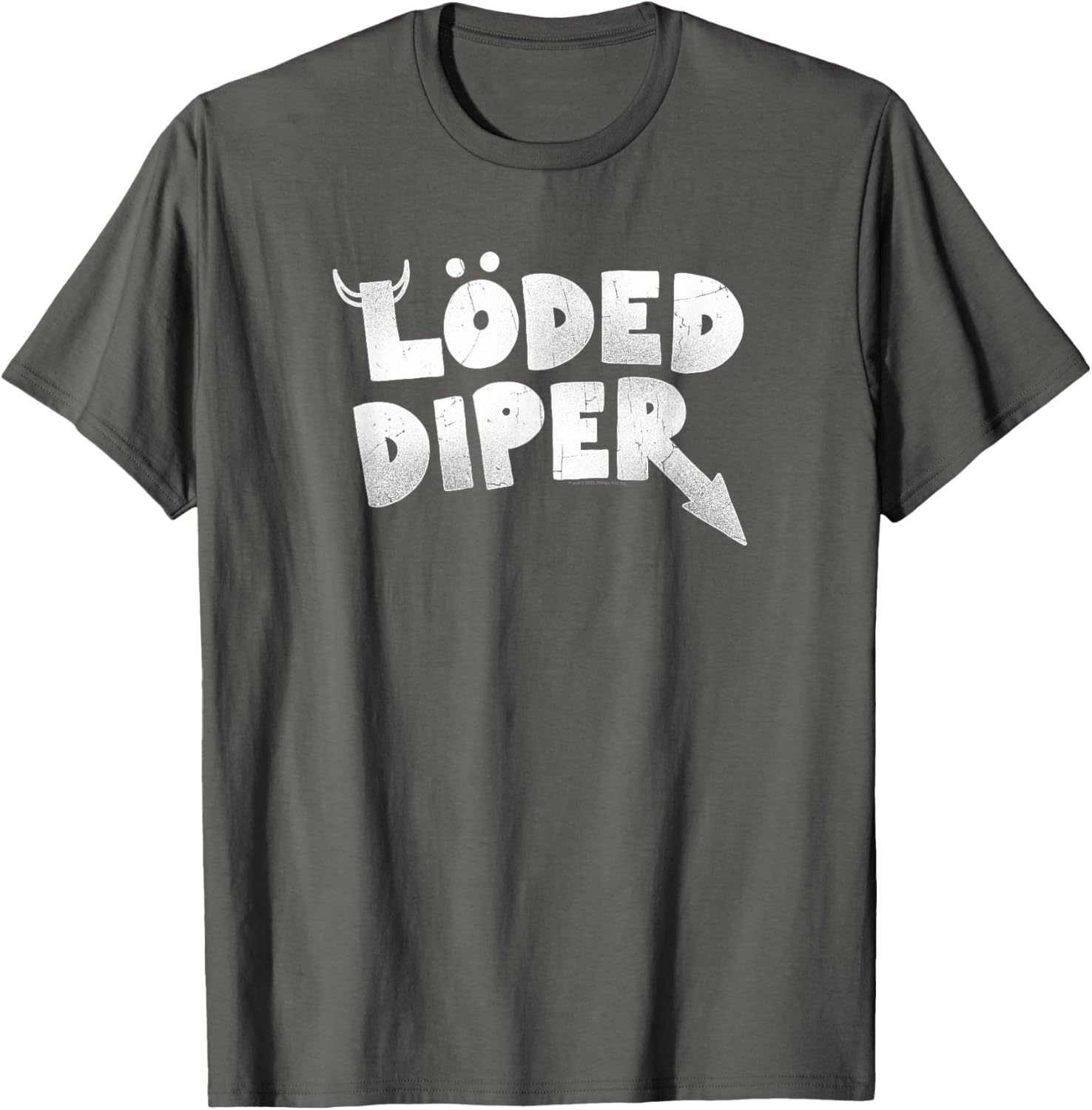 Wimpy Kid LÖDED DIPER Distressed Logo T-Shirt for Fun Style - 1