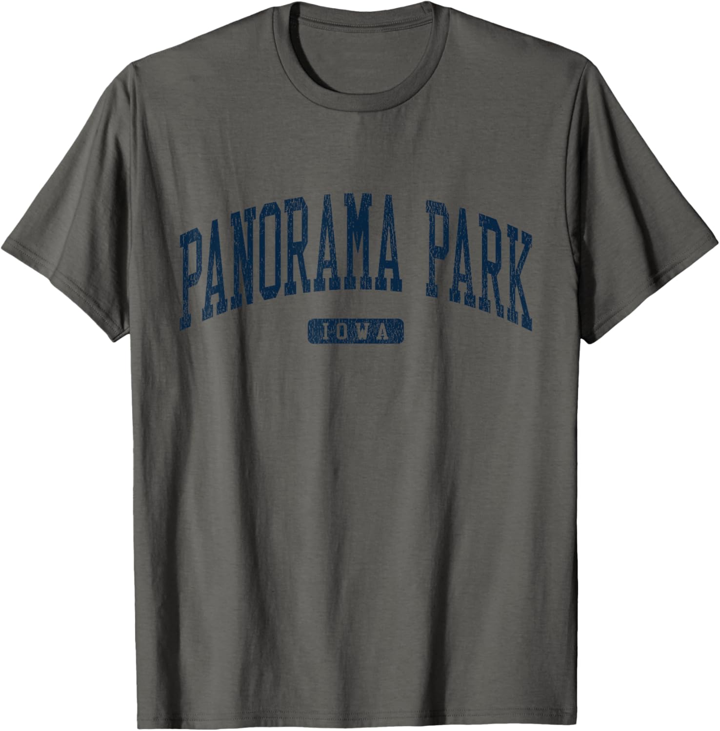 Panorama Park Iowa College Blue T-Shirt for Campus Style and Comfort - 1