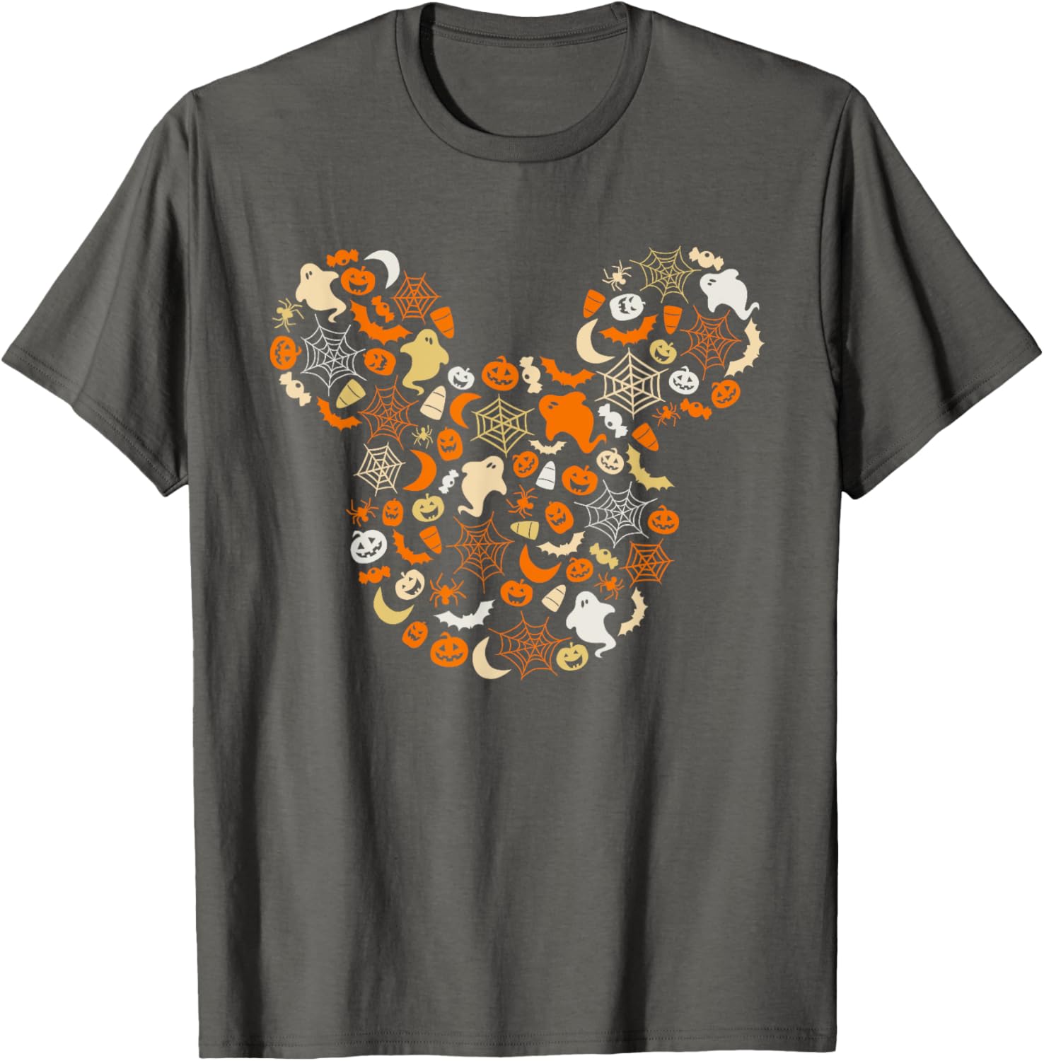 Disney Mickey Mouse Halloween T-Shirt with Ghosts Pumpkins and Spiders - 16