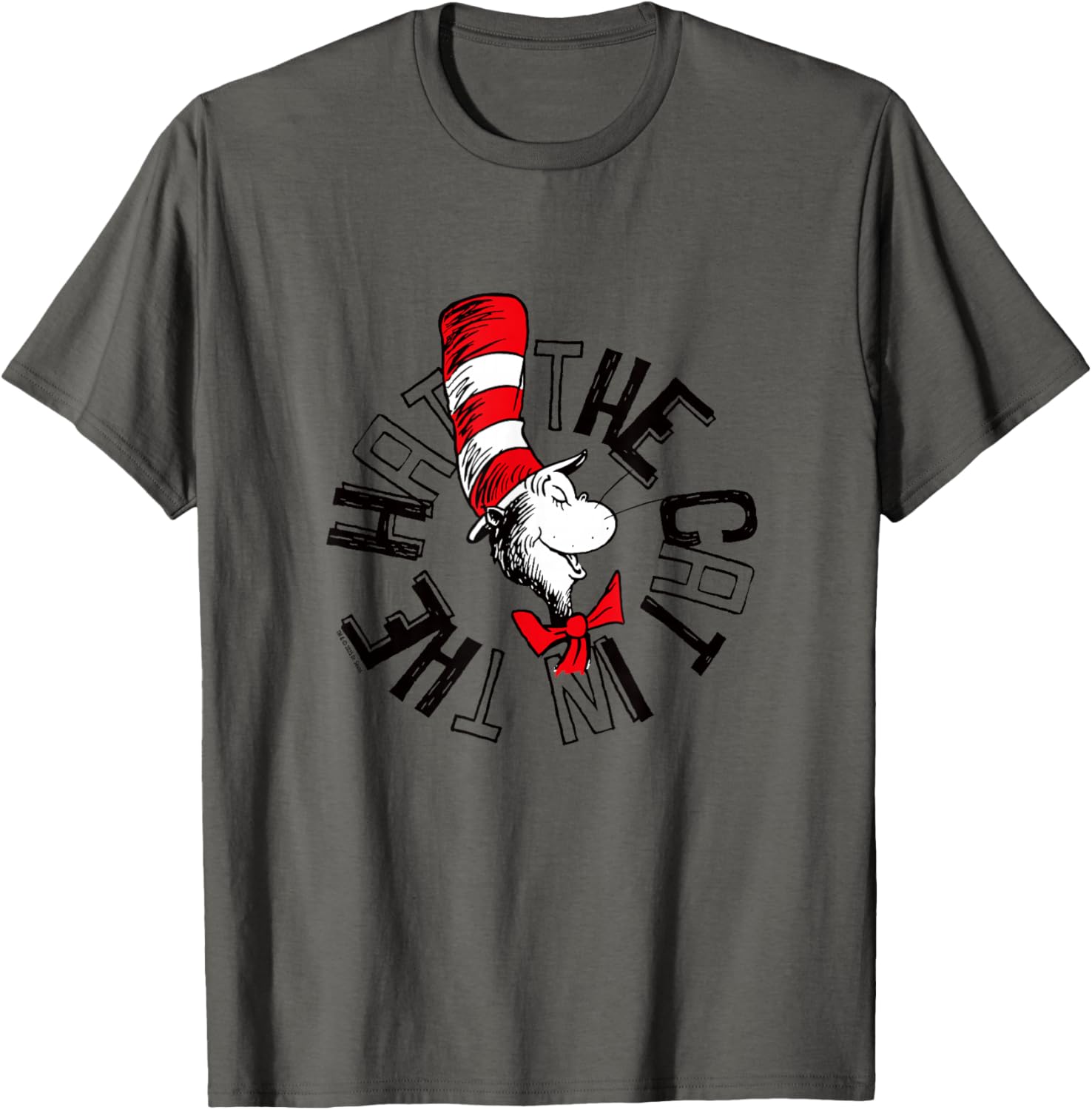 Official Cat in the Hat Circle Logo T-Shirt for Fun and Style - 9
