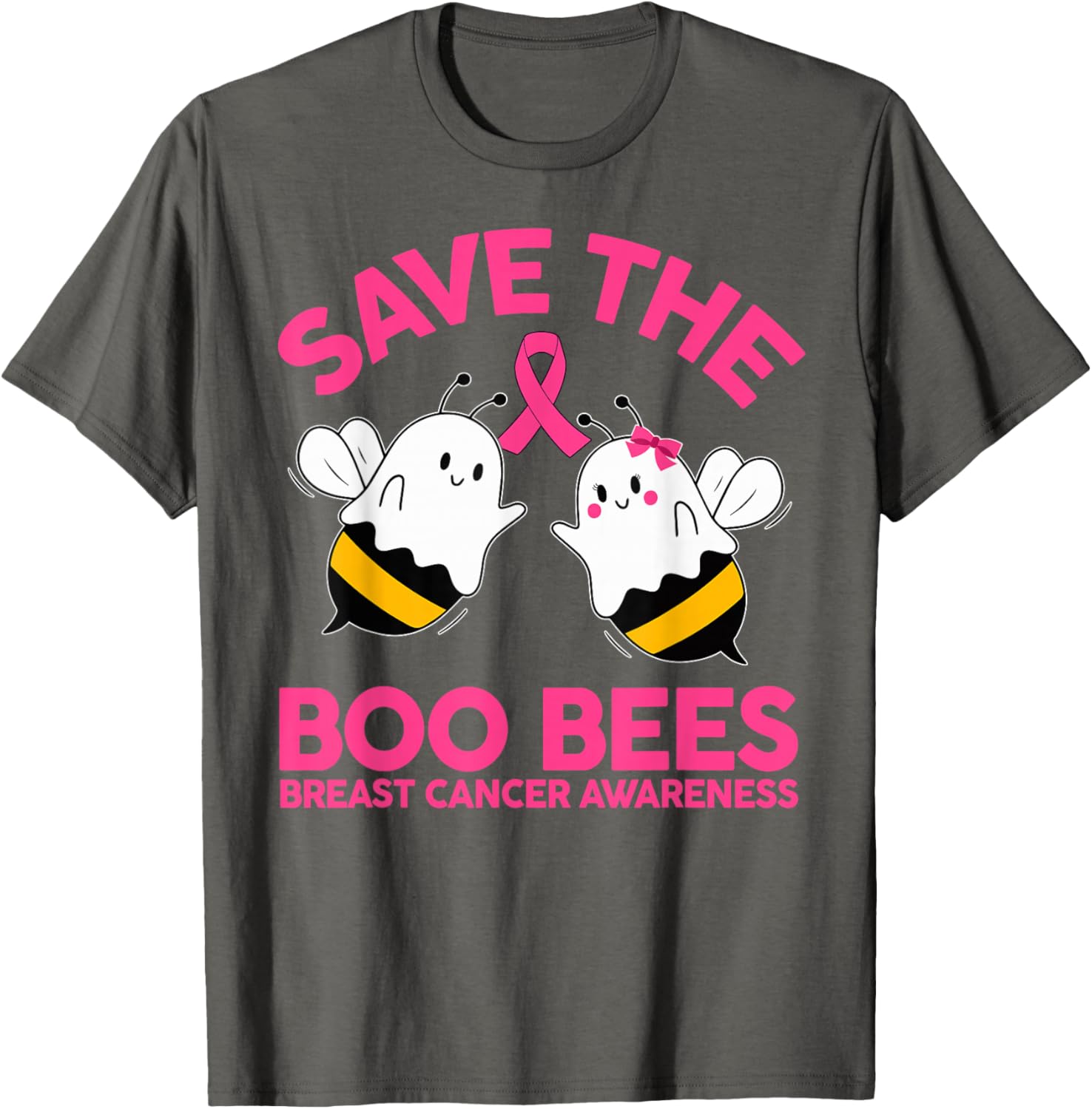 Save The Boobees Breast Cancer Halloween T-Shirt for Women - 28
