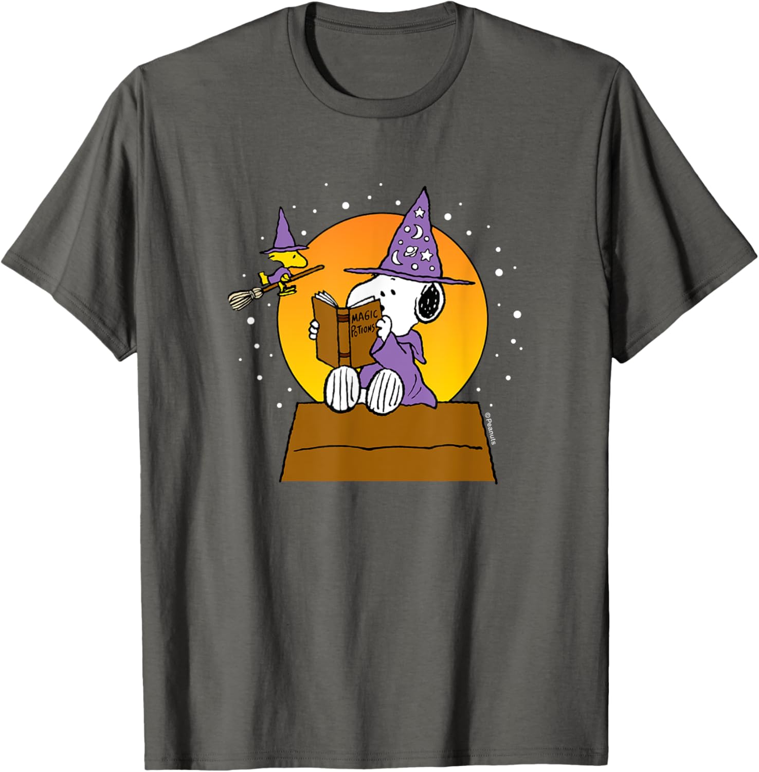 Wizard Snoopy Halloween T-Shirt for Peanuts Fans - Fun and Stylish Tee - 3