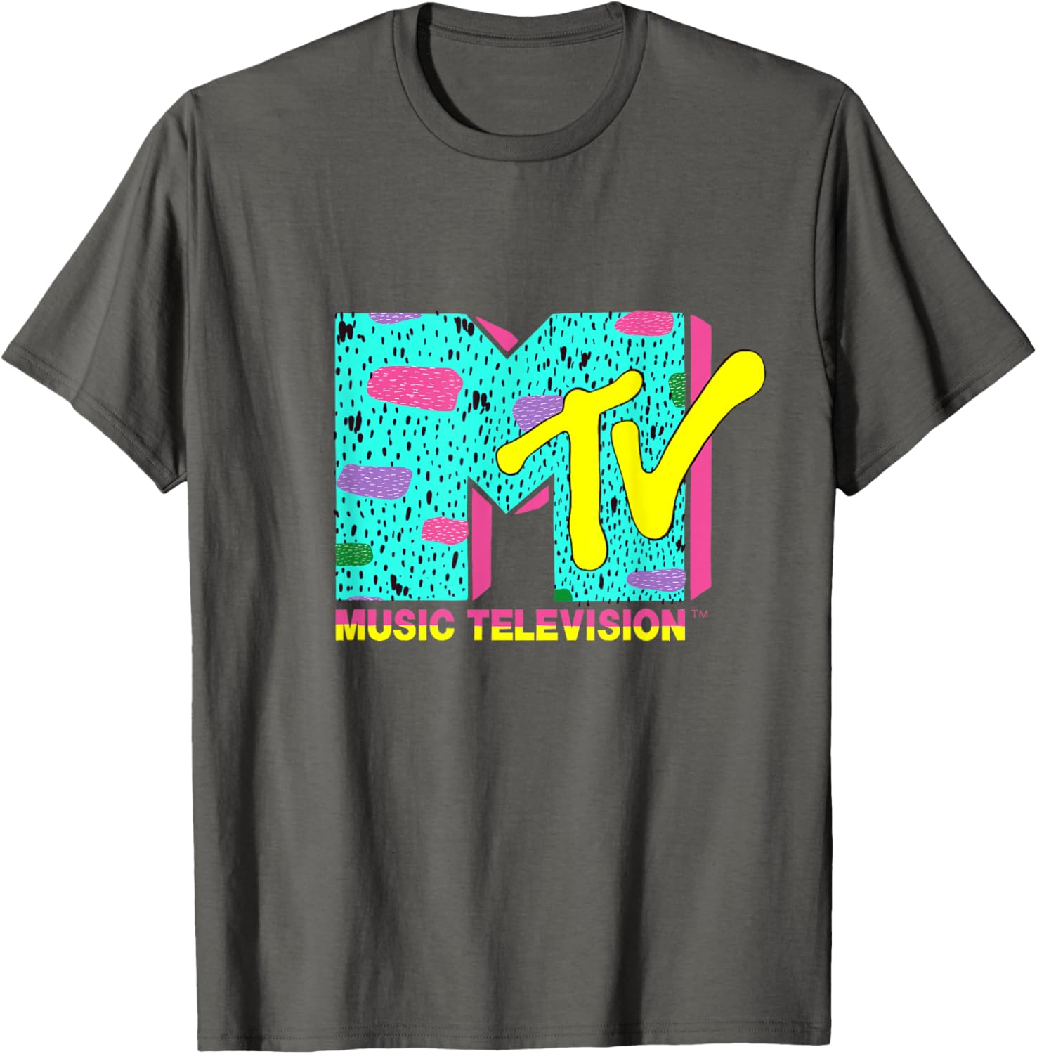 Vibrant Mademark x MTV Logo T-Shirt with Funky Design for Enthusiasts - 5