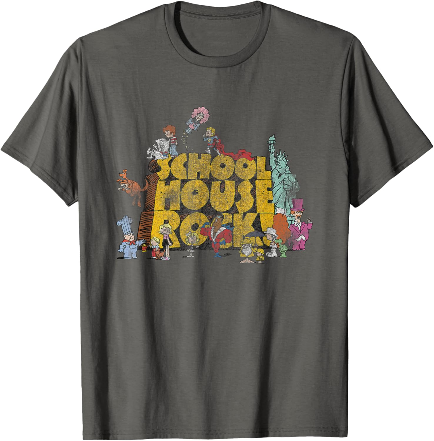 Ripple Junction Schoolhouse Rock Classic Cartoon Logo T-Shirt for Fans - 6