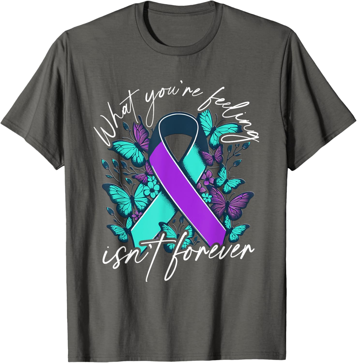 Suicide Awareness Prevention Survivor Month T-Shirt for Supportive Clothing - 1