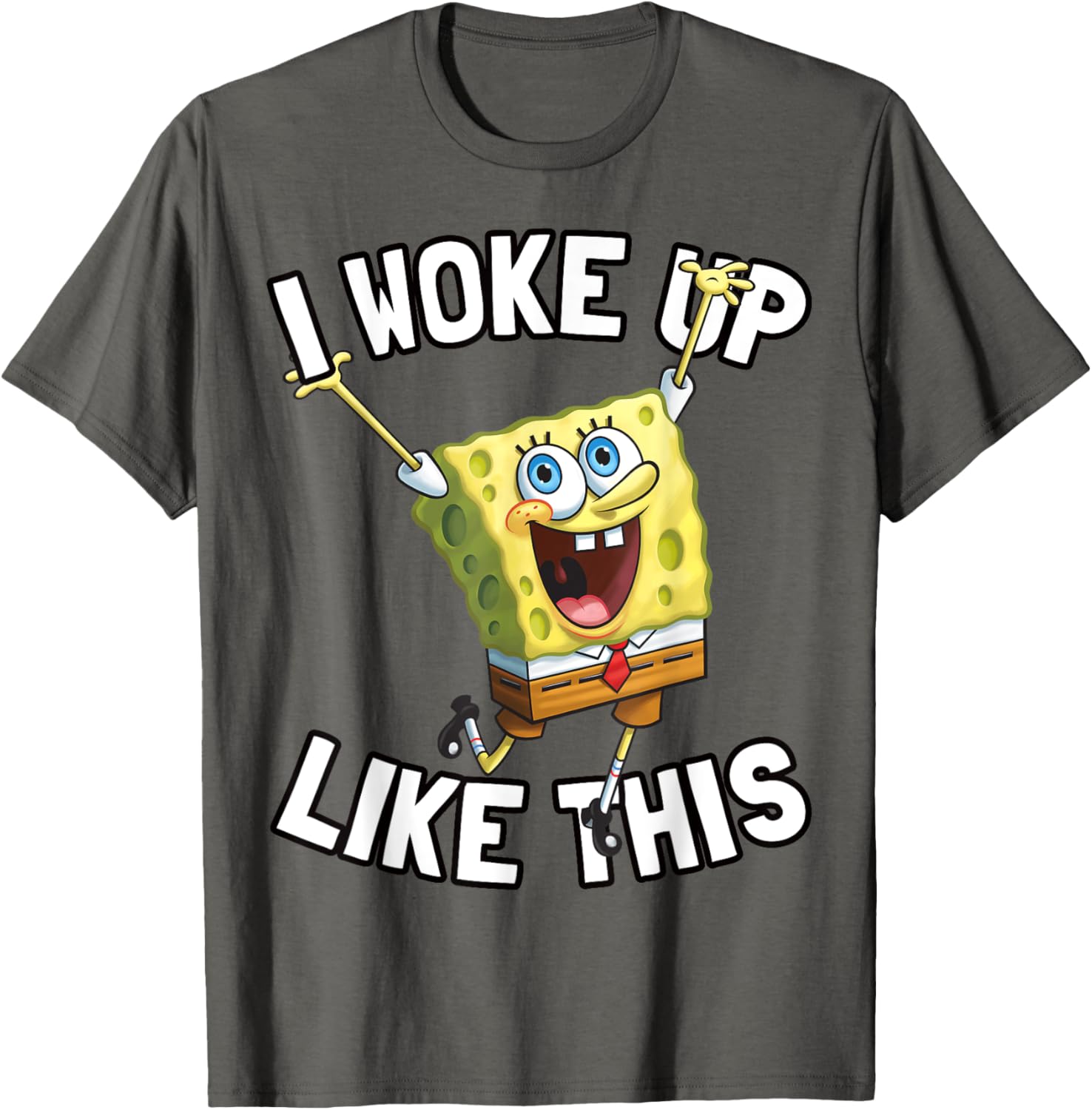 SpongeBob SquarePants I Woke Up Like This T-Shirt for Fun Fans - 12