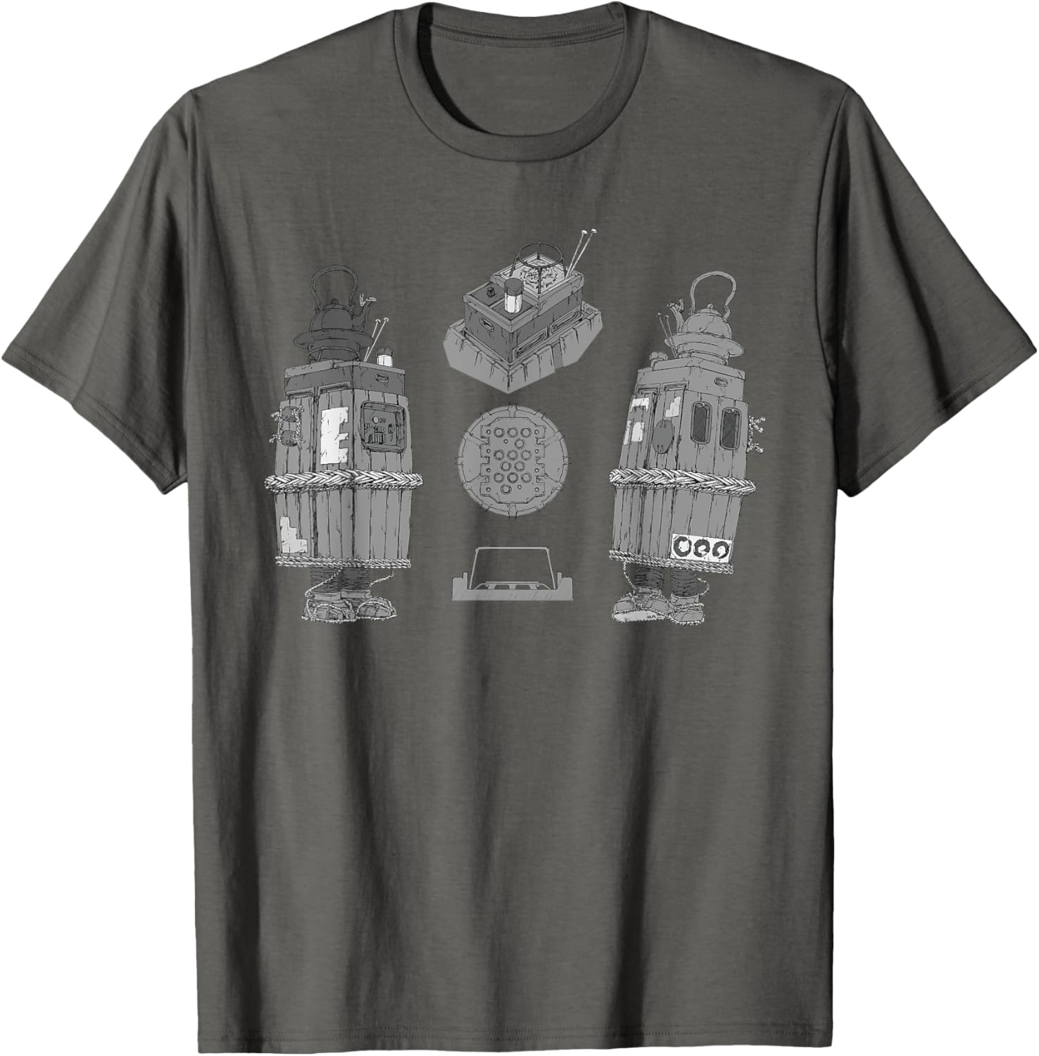 Star Wars Visions The Duel Tea House GNK Droid T-Shirt for Fans - 14