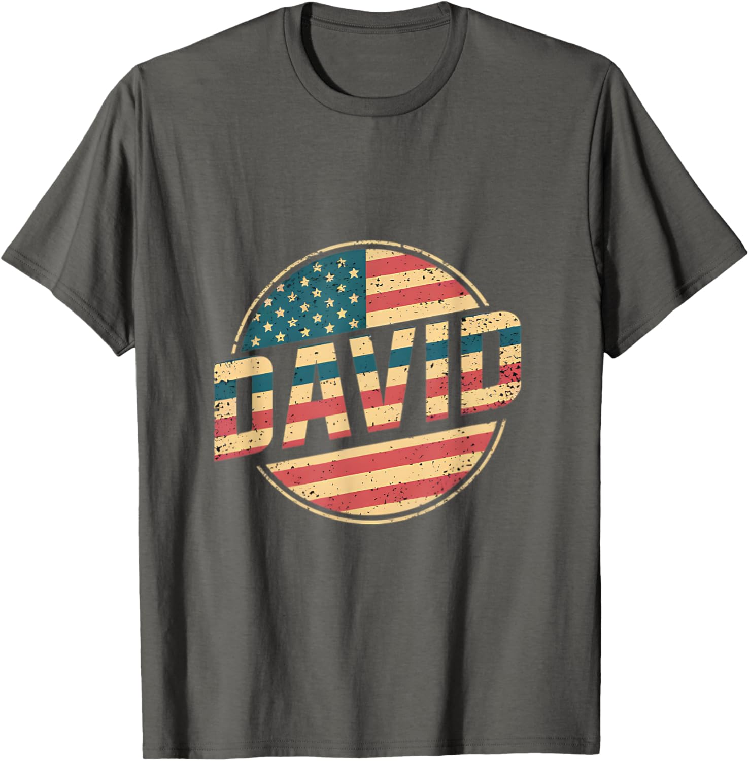 Personalized DAVID USA Flag T-Shirt for Proud Patriots and Fans - 3