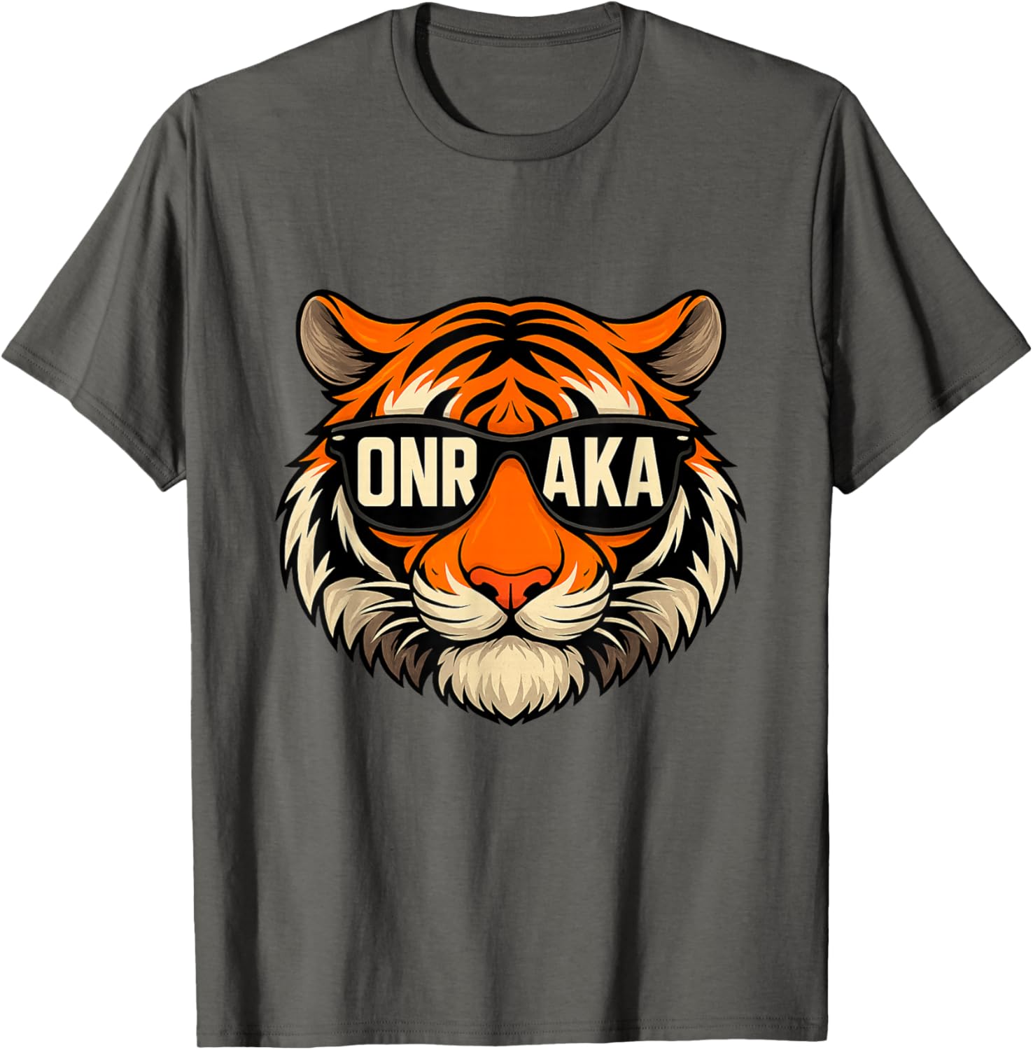 Vintage Tiger Graphic T-Shirt Onrakas Retro Sunglasses Unity Apparel - 9
