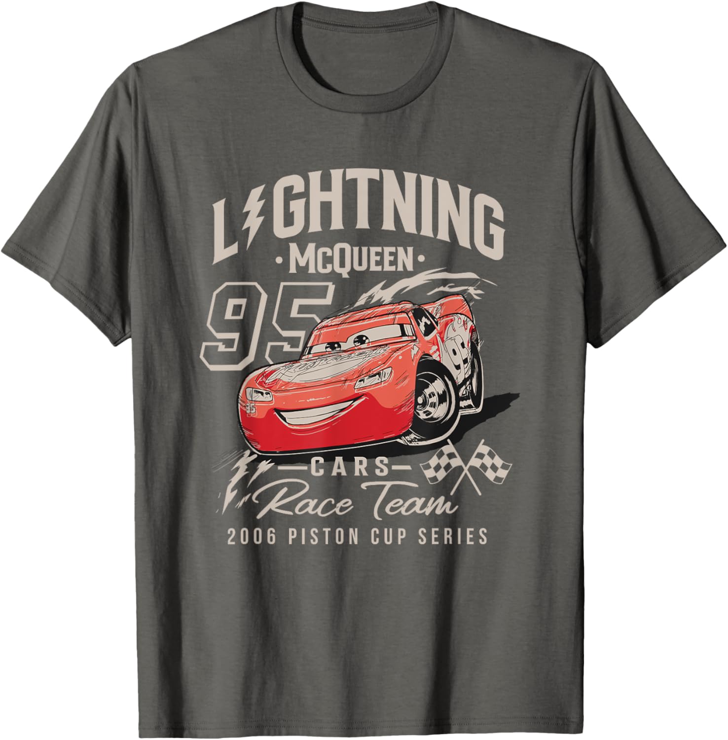 Vintage Disney Pixar Cars McQueen Piston Cup Series T-Shirt for Fans - 7
