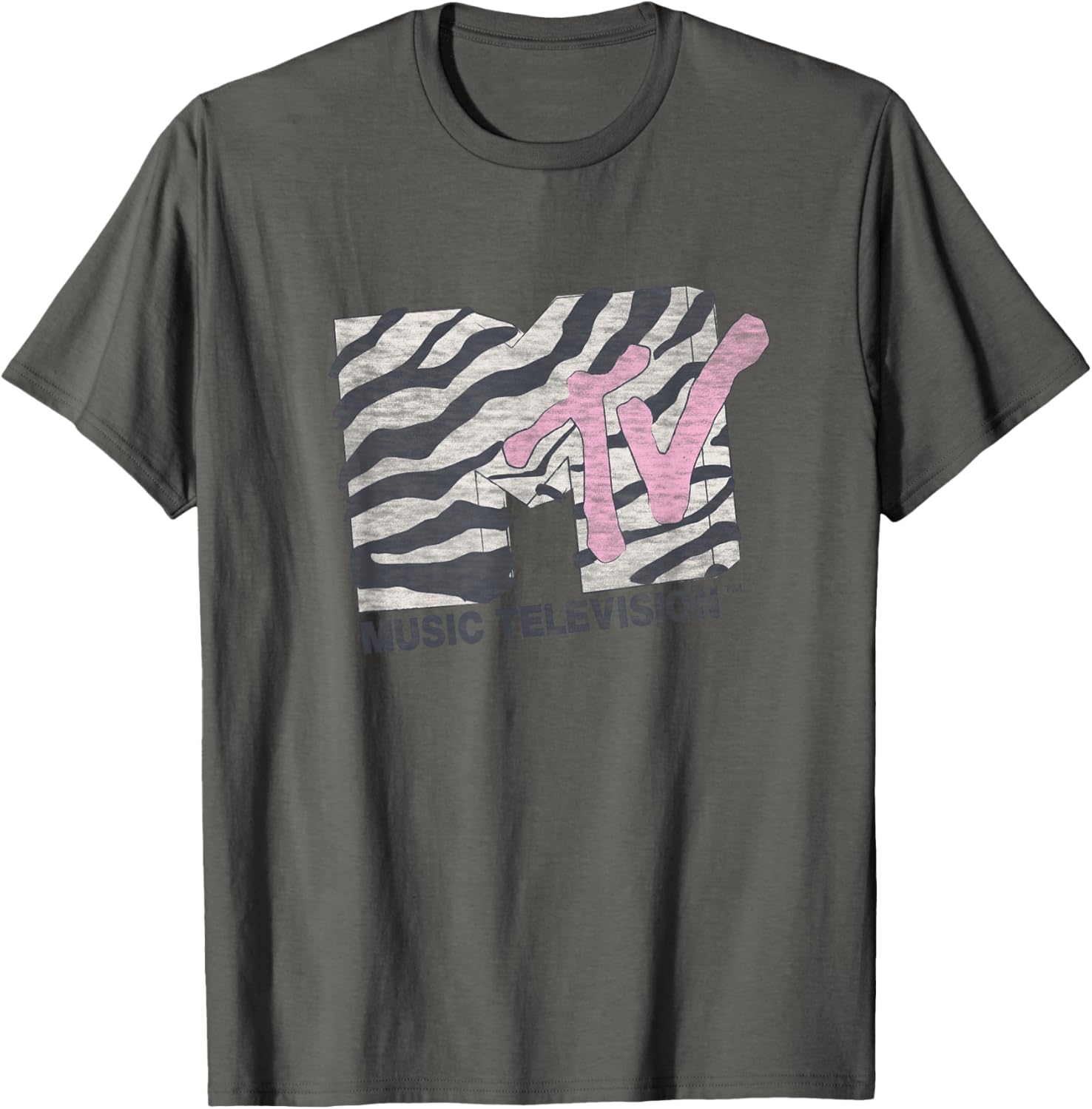 Vintage Pink Zebra Print T-Shirt for Stylish Animal Print Lovers - 1