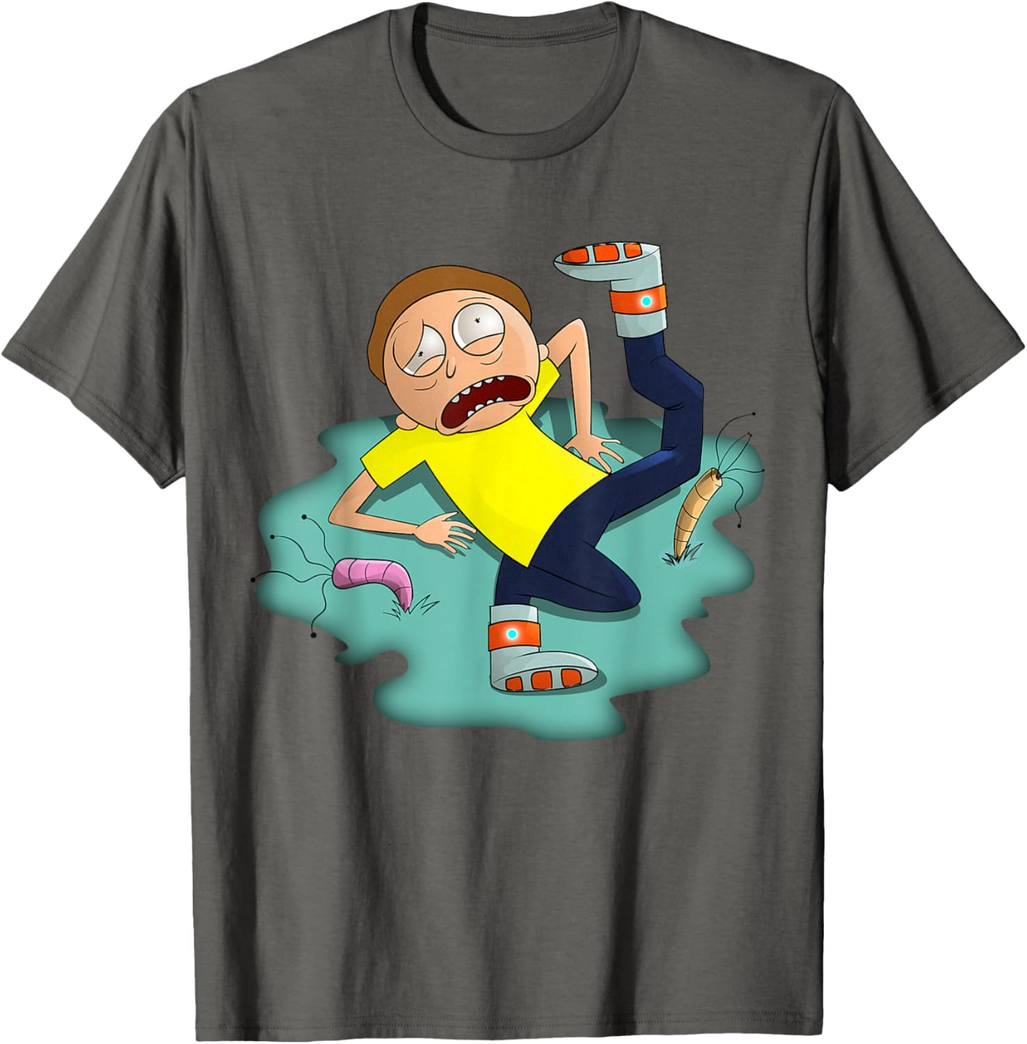 Rick and Morty Grappling Shoes T-Shirt for Fun and Style Enthusiasts - 4