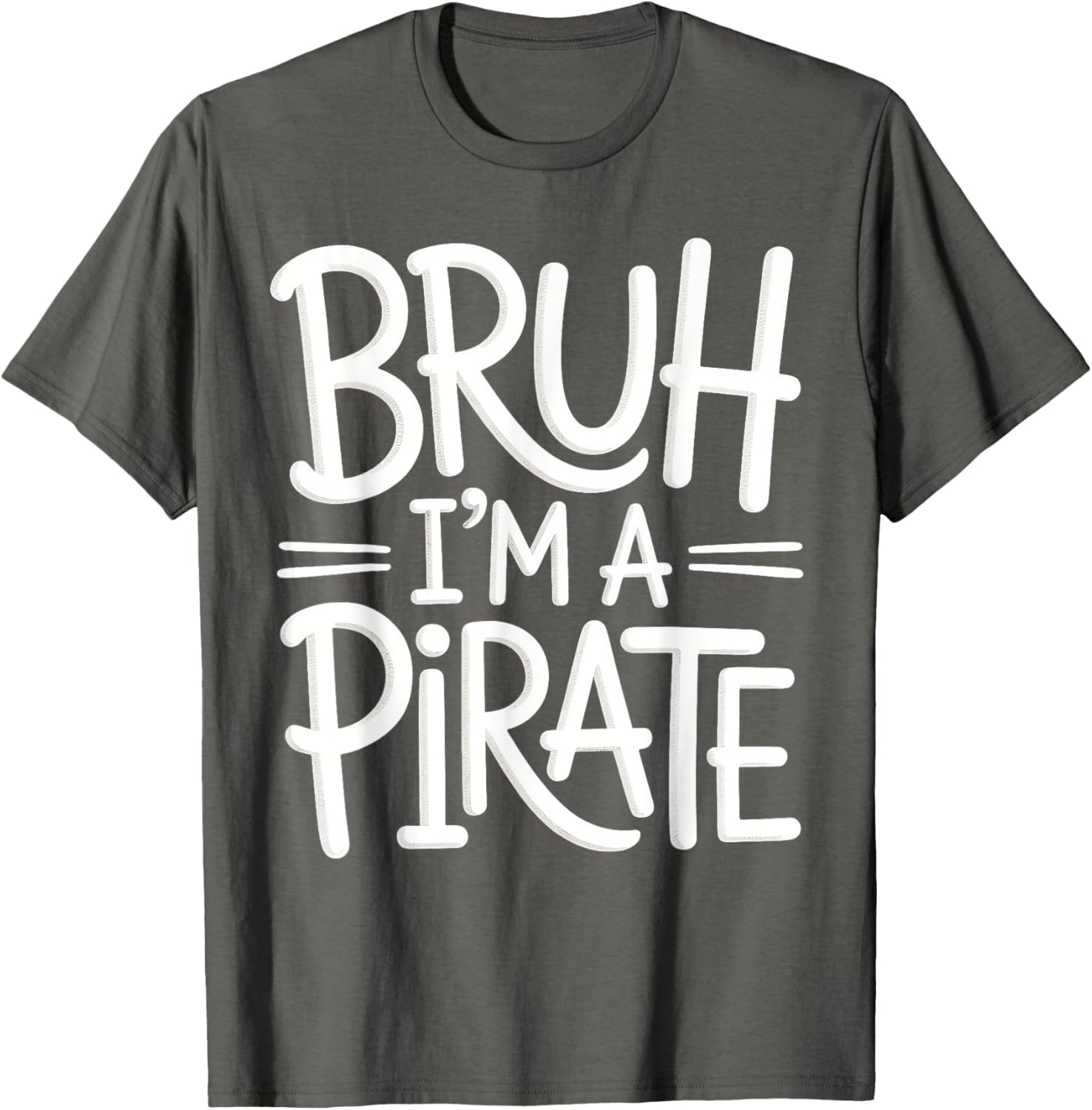 Bruh Pirate Lazy Halloween Costume Kids T-Shirt for Fun Dress-Up - 4