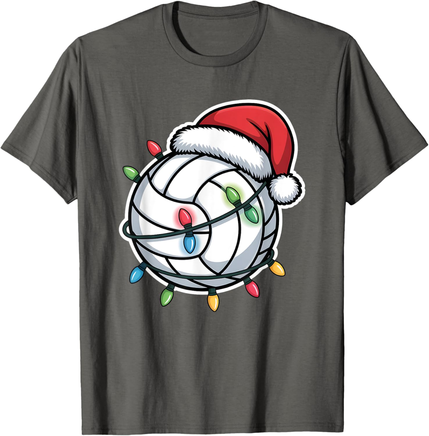 Festive Christmas Volleyball T-Shirt Perfect for Holiday Fun and Cheer - 3