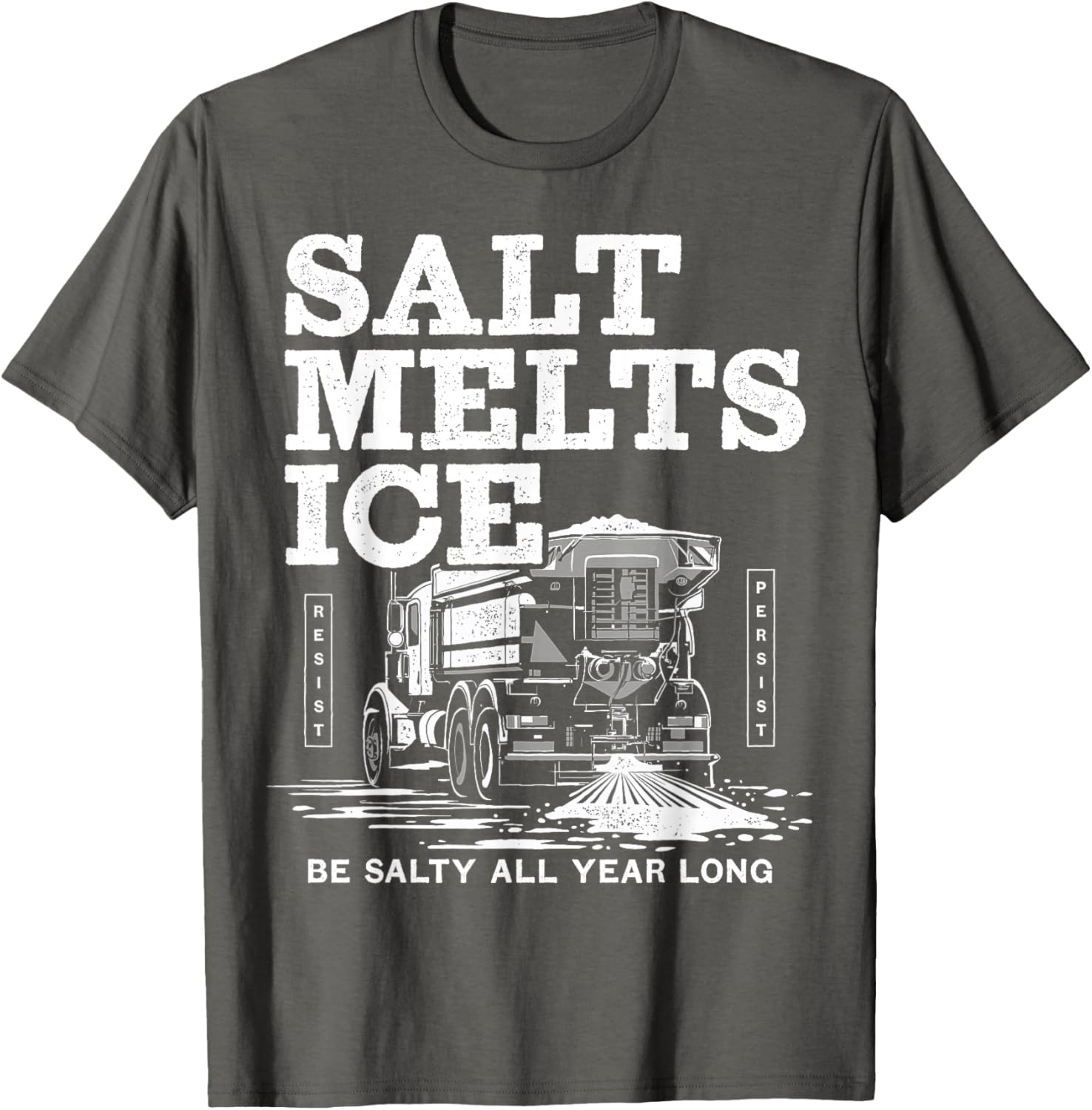 Salt Truck Resist Protest Graphic T-Shirt for Bold Statement Style - 10