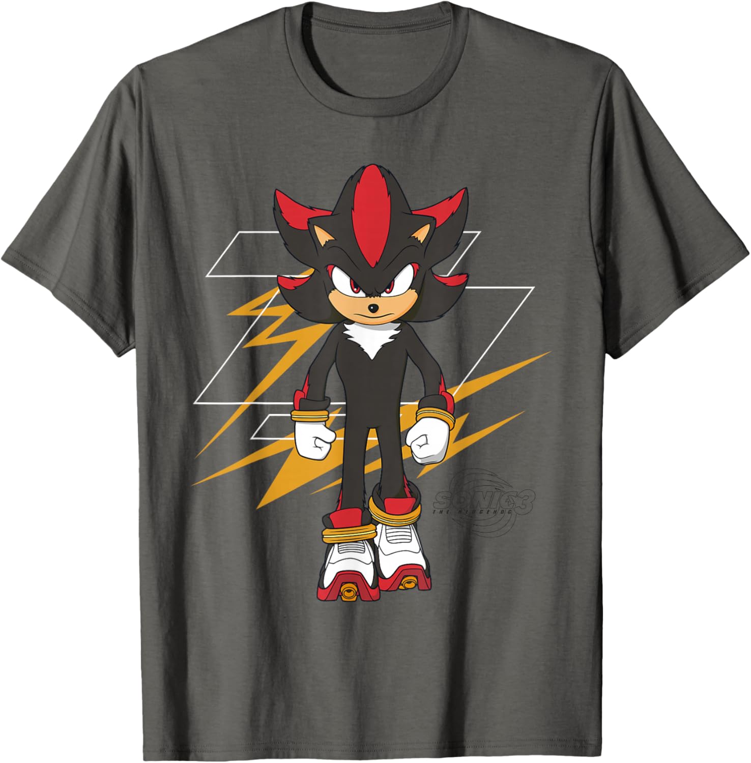 Sonic the Hedgehog 3 Shadow Stand Alone T-Shirt for Fans and Gamers - 1